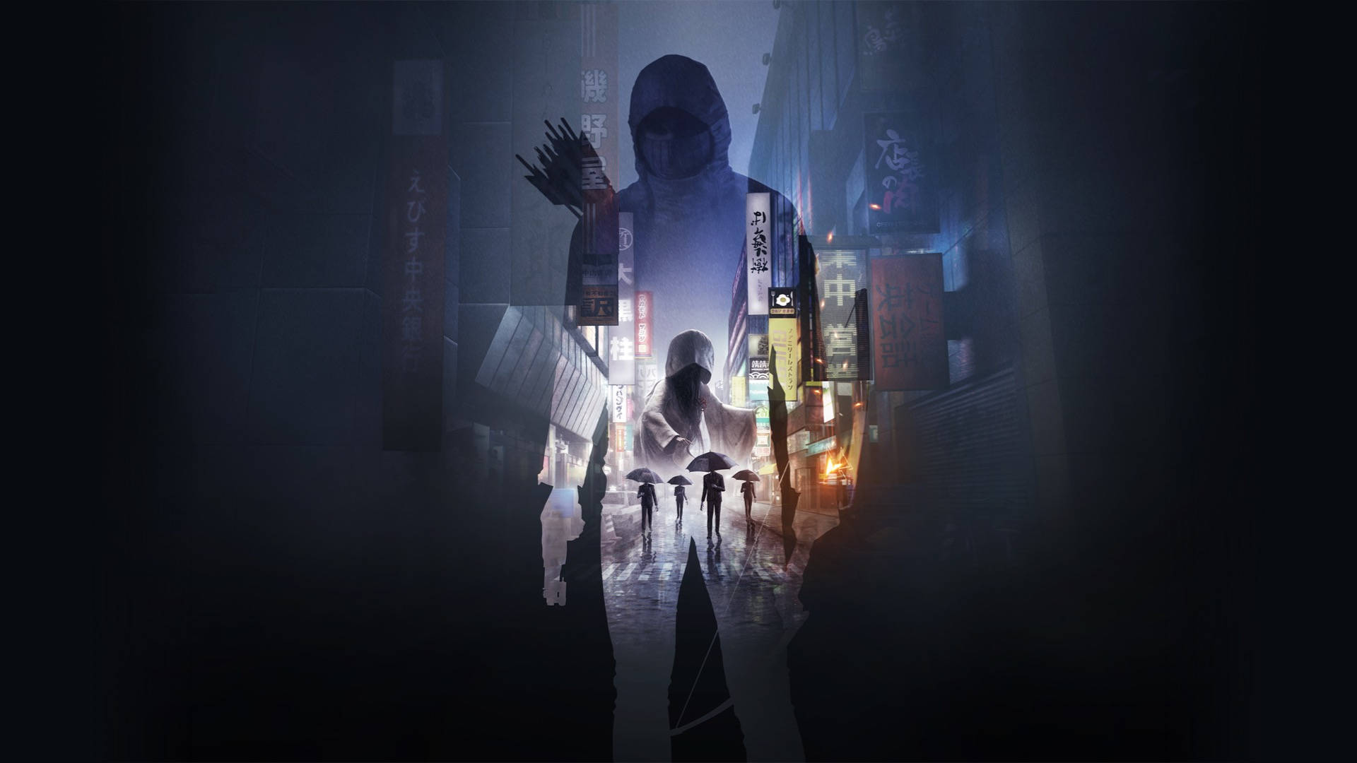 Ghostwire Tokyo অফিসিয়াল আর্ট ওয়ালপেপার
