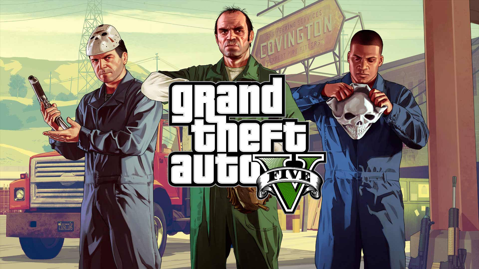 GTA 5-এর রোমাঞ্চকর ডাকাতির দৃশ্য ১০৮০পি-তে ওয়ালপেপার