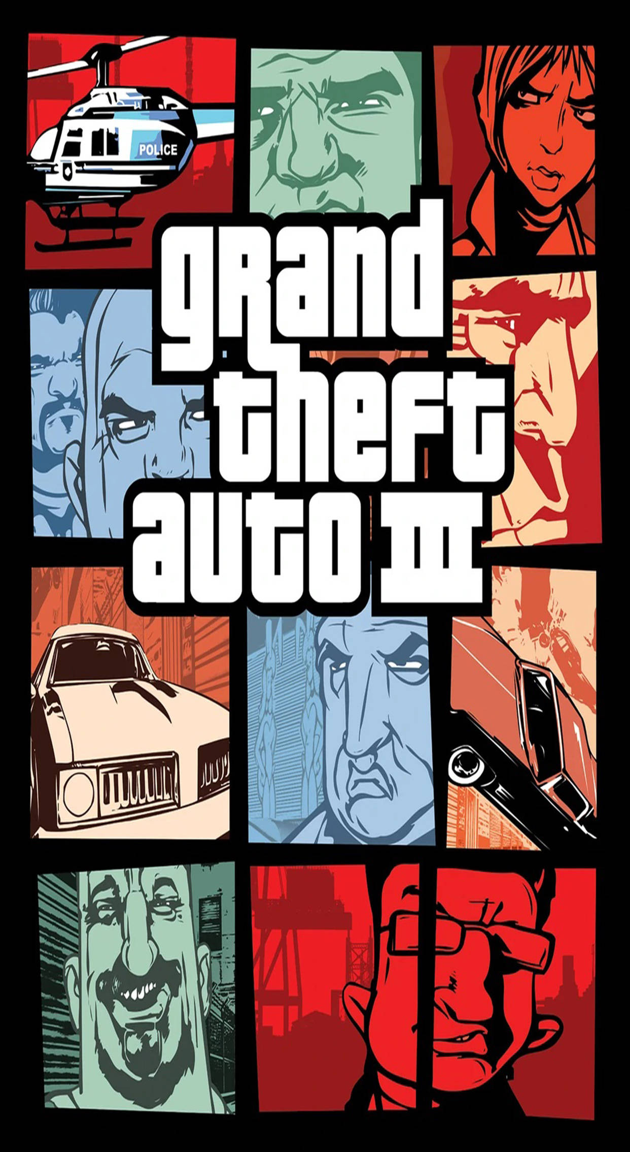GTA iPhone গেম III পোস্টার ওয়ালপেপার