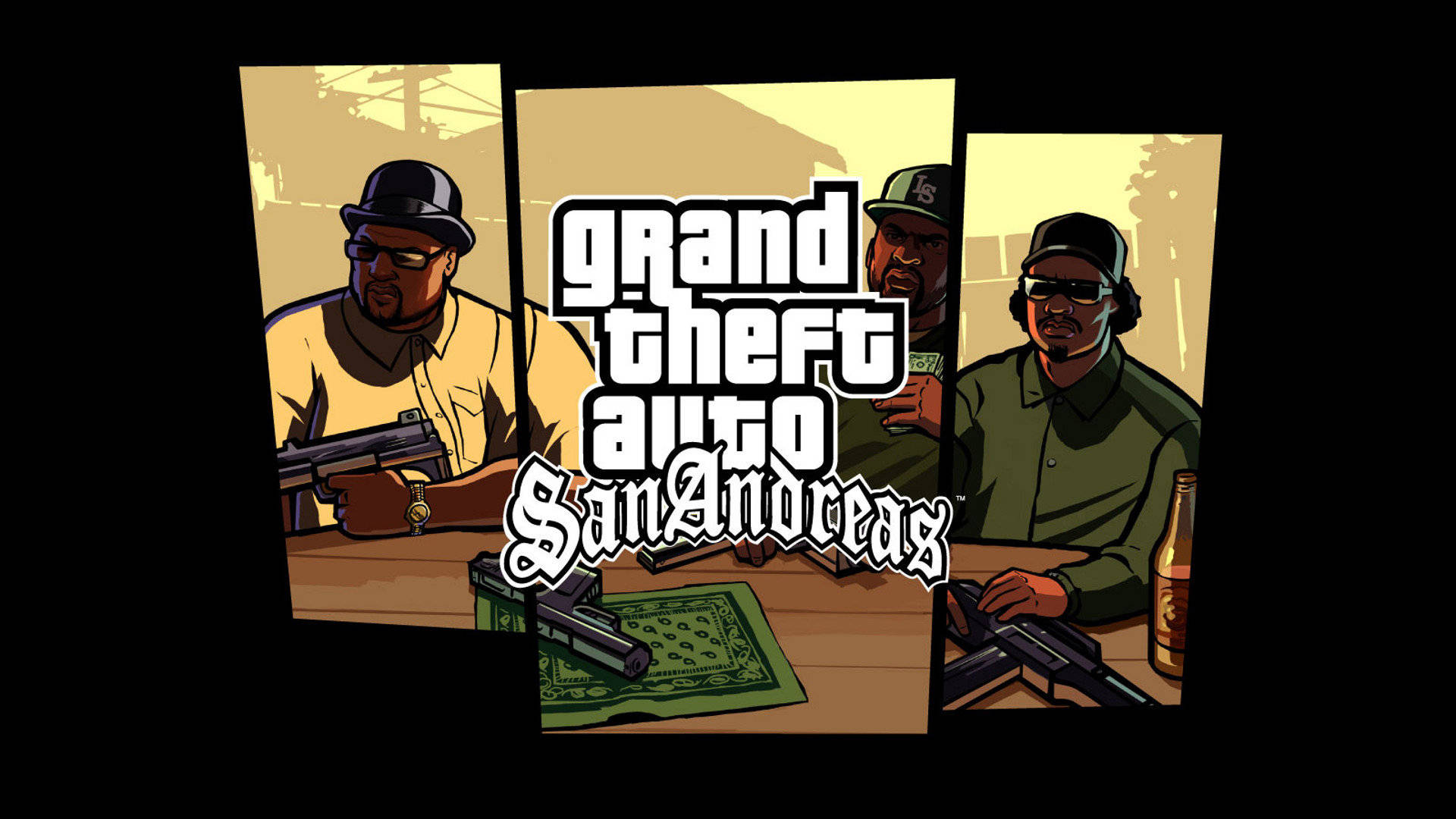 GTA SA 4K বিগ স্মোক রাইডার সুইট ওয়ালপেপার