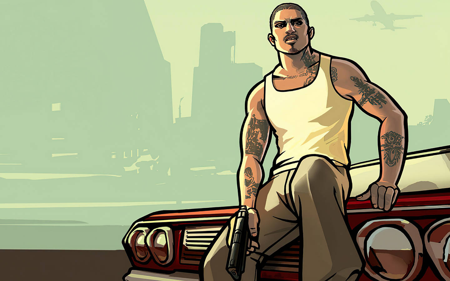 GTA SA 4K প্রধান চরিত্র ওয়ালপেপার