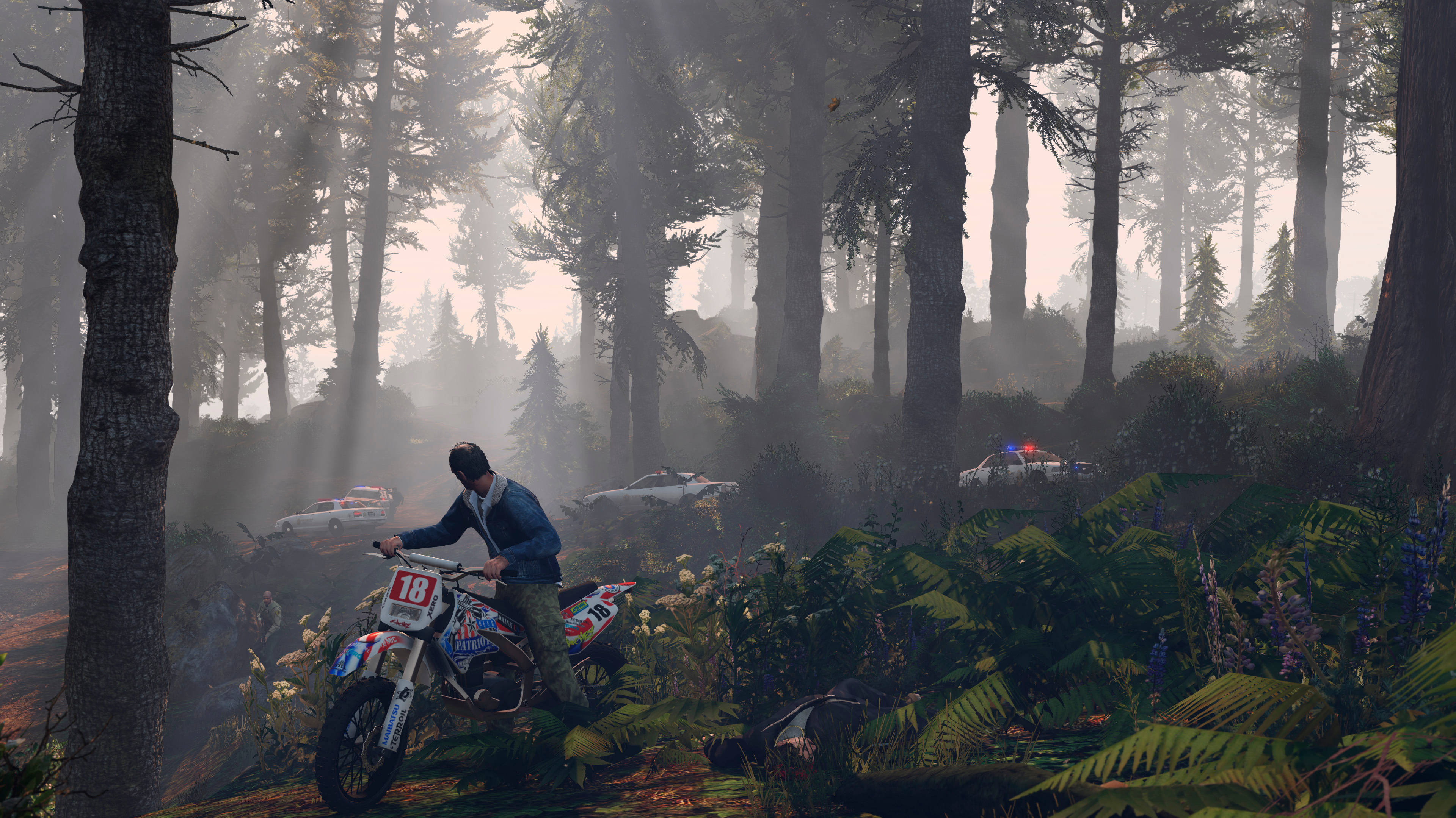 শীতল GTA পুলিশকে ঝাঁকানো ওয়ালপেপার