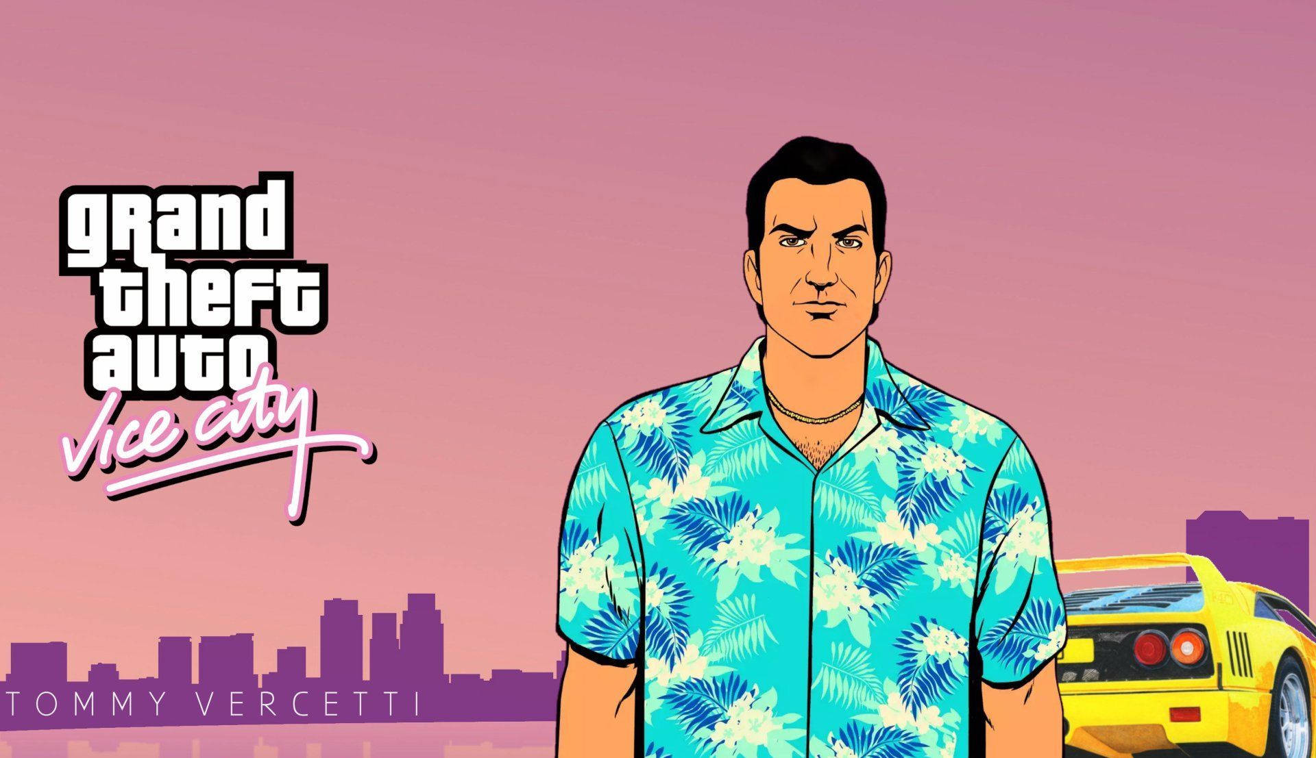 GTA Vice City টমি ভেরসেট্টি ওয়ালপেপার