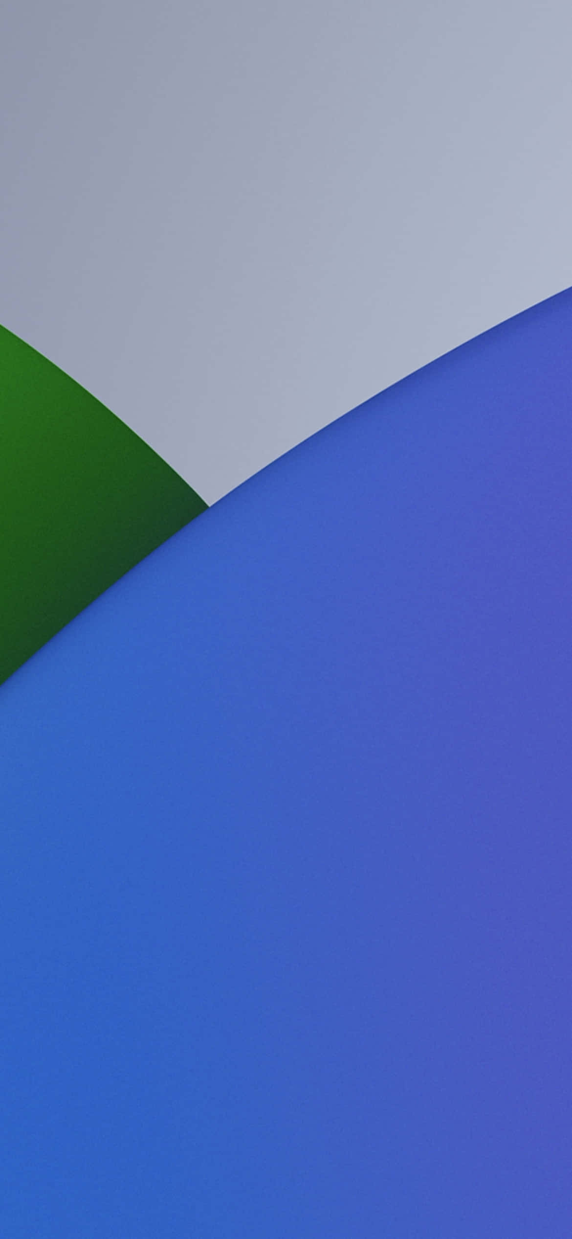 iOS 13 নীল বৃত্ত ব্যাকগ্রাউন্ড ওয়ালপেপার