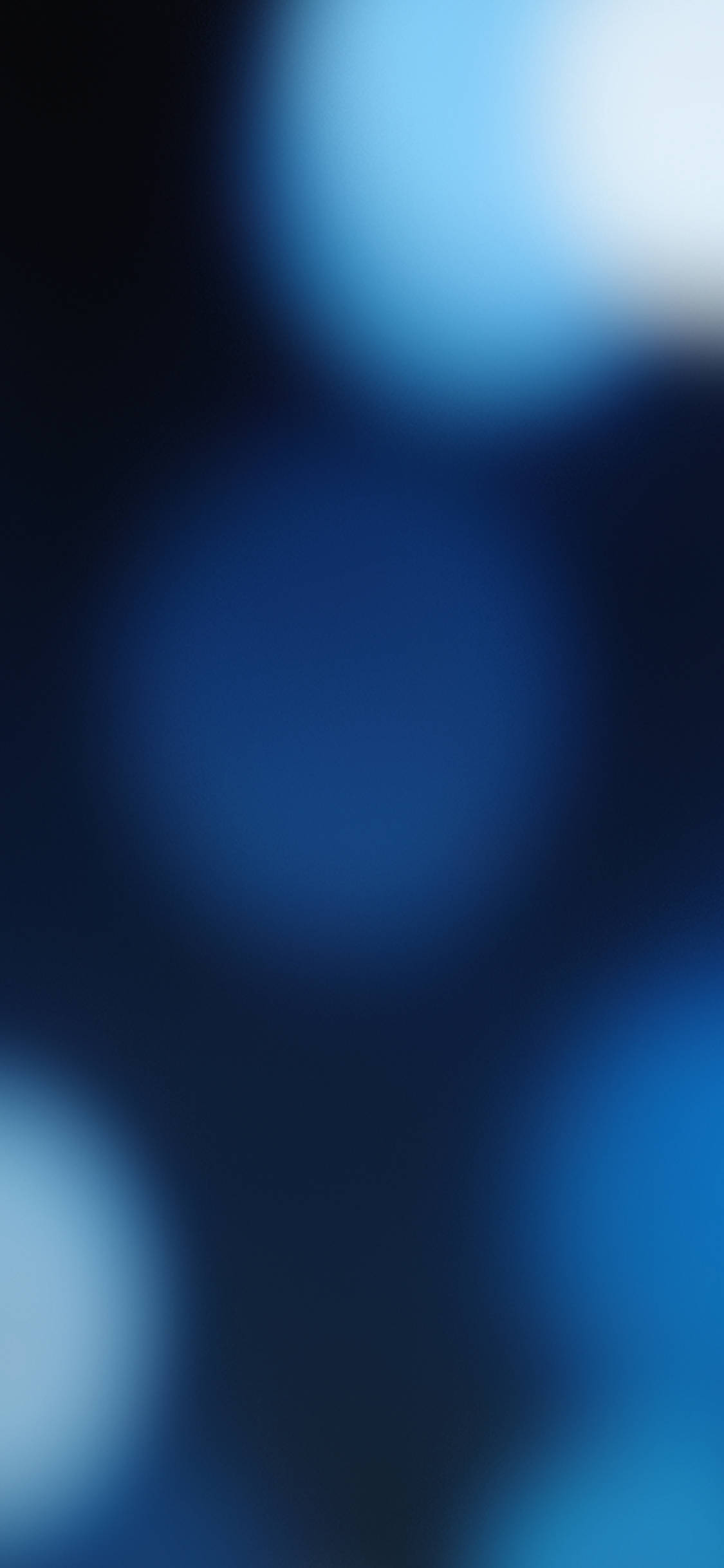 iOS 13 নীল অর্ব লাইট ওয়ালপেপার