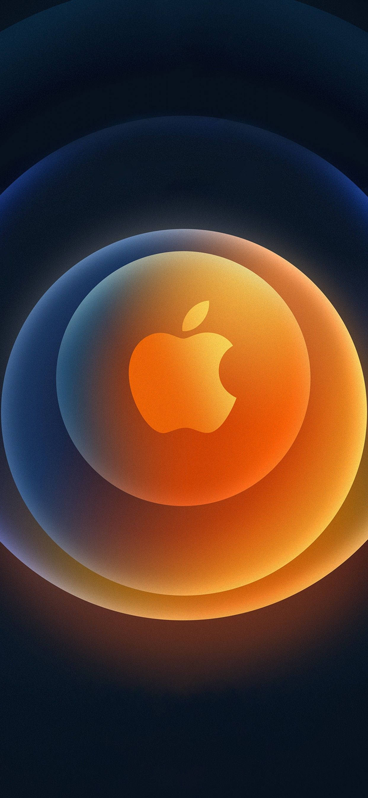 iPhone 12 Pro Max গোল্ড লোগো ওয়ালপেপার