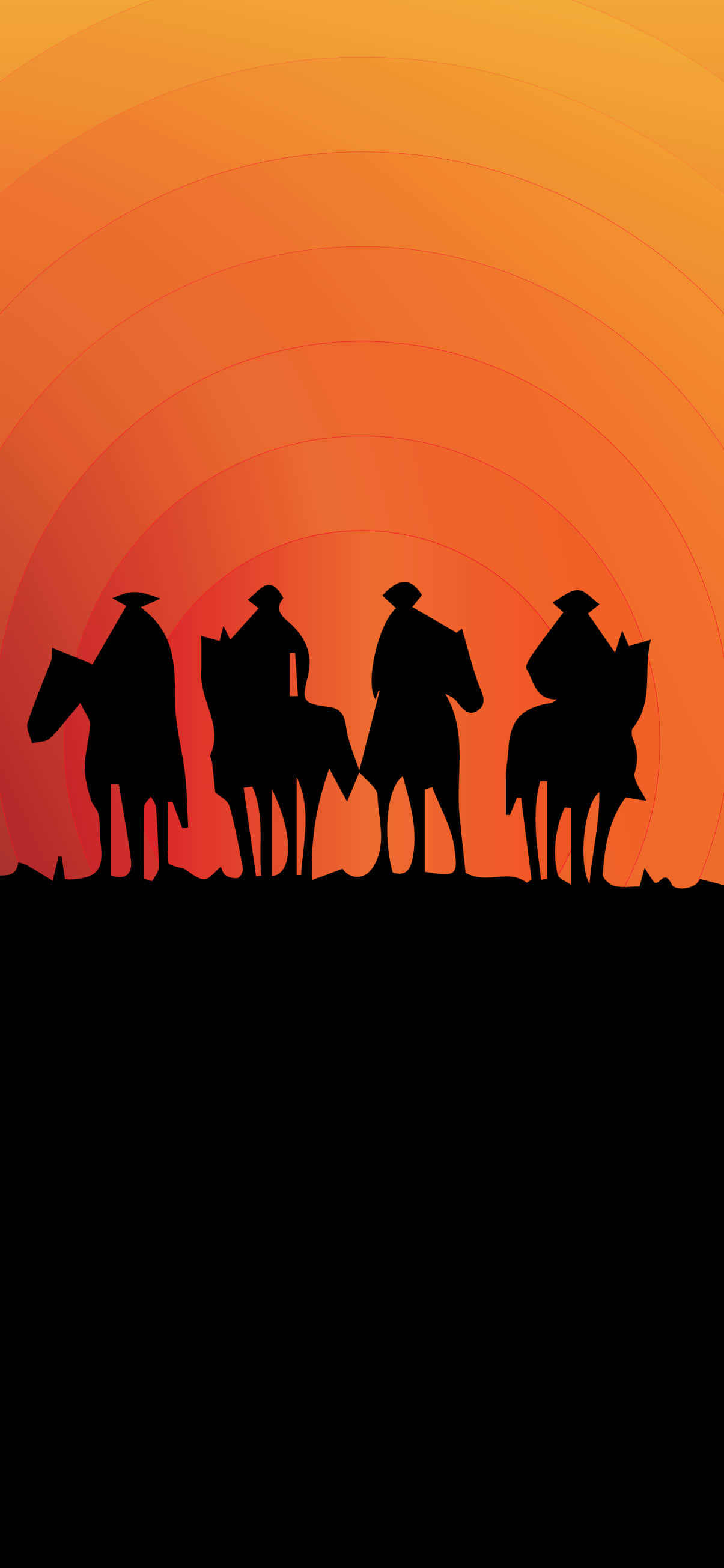 "আপনার iPhone-এ পশ্চিমা সীমান্তের এক তীব্র ঝলক" ওয়ালপেপার