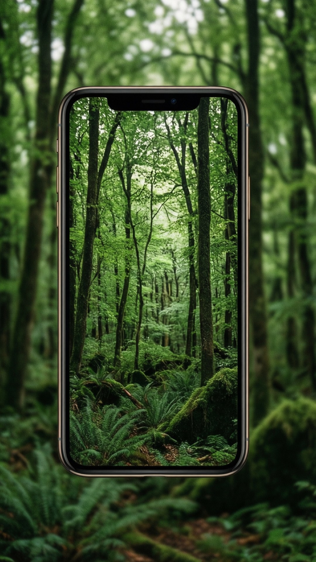 প্রতিফলন বন iPhone X ওয়ালপেপার