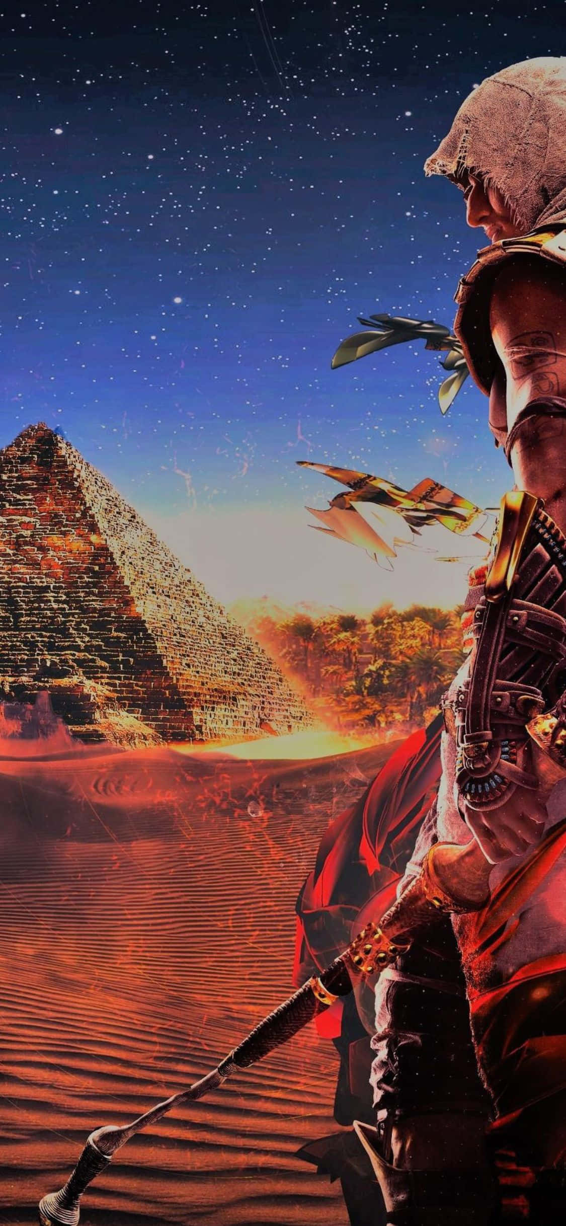 আপনার iPhone X-এ Assassin's Creed Origins খেলার জন্য প্রস্তুত হন ওয়ালপেপার