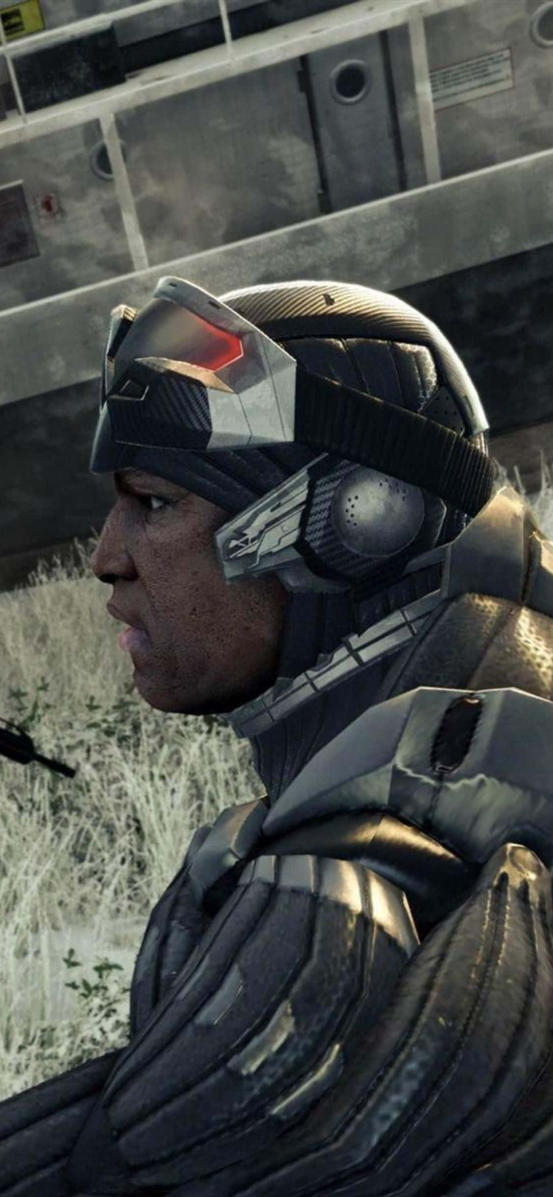 "আপনার iPhone X-এ Crysis 3-এর ভবিষ্যত জগত অন্বেষণ করুন!" ওয়ালপেপার