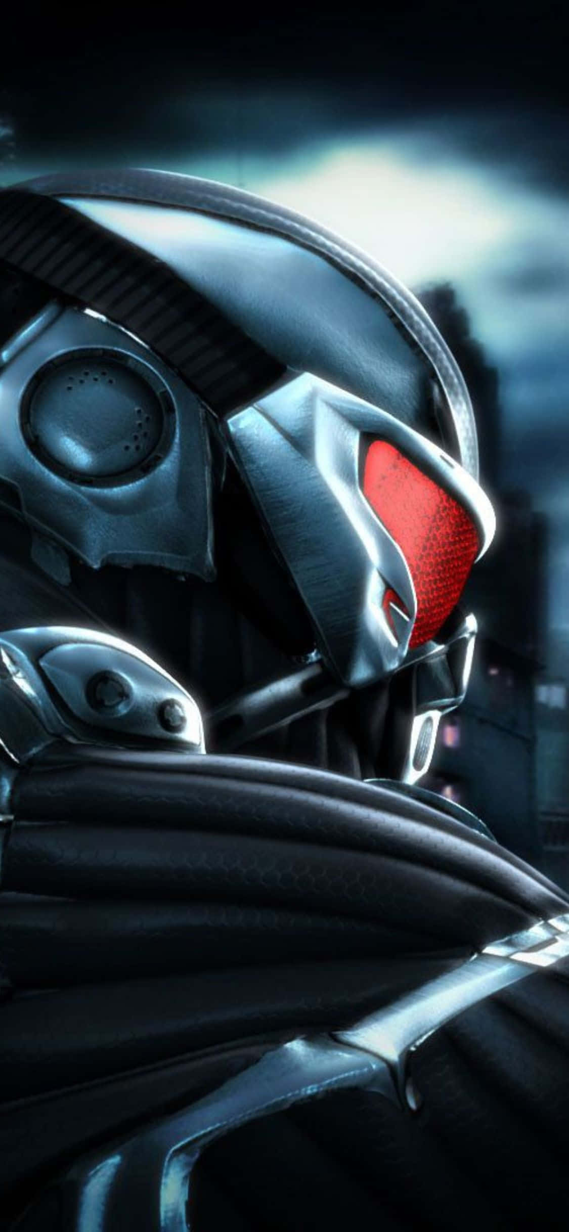 iPhone X Crysis 3 সাইড ভিউ ব্যাকগ্রাউন্ড ওয়ালপেপার