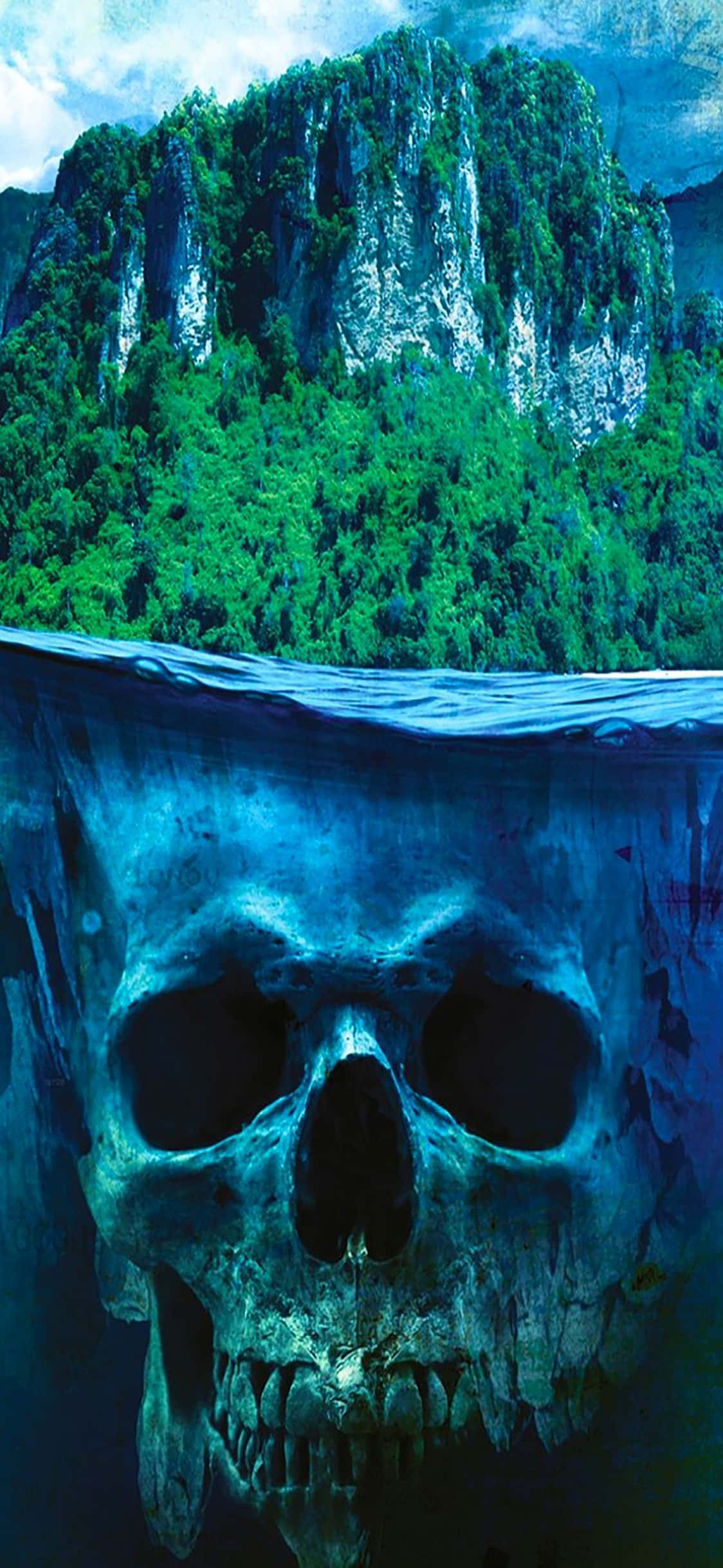 iPhone X Far Cry 3 Rook Islands স্কাল ব্যাকগ্রাউন্ড ওয়ালপেপার