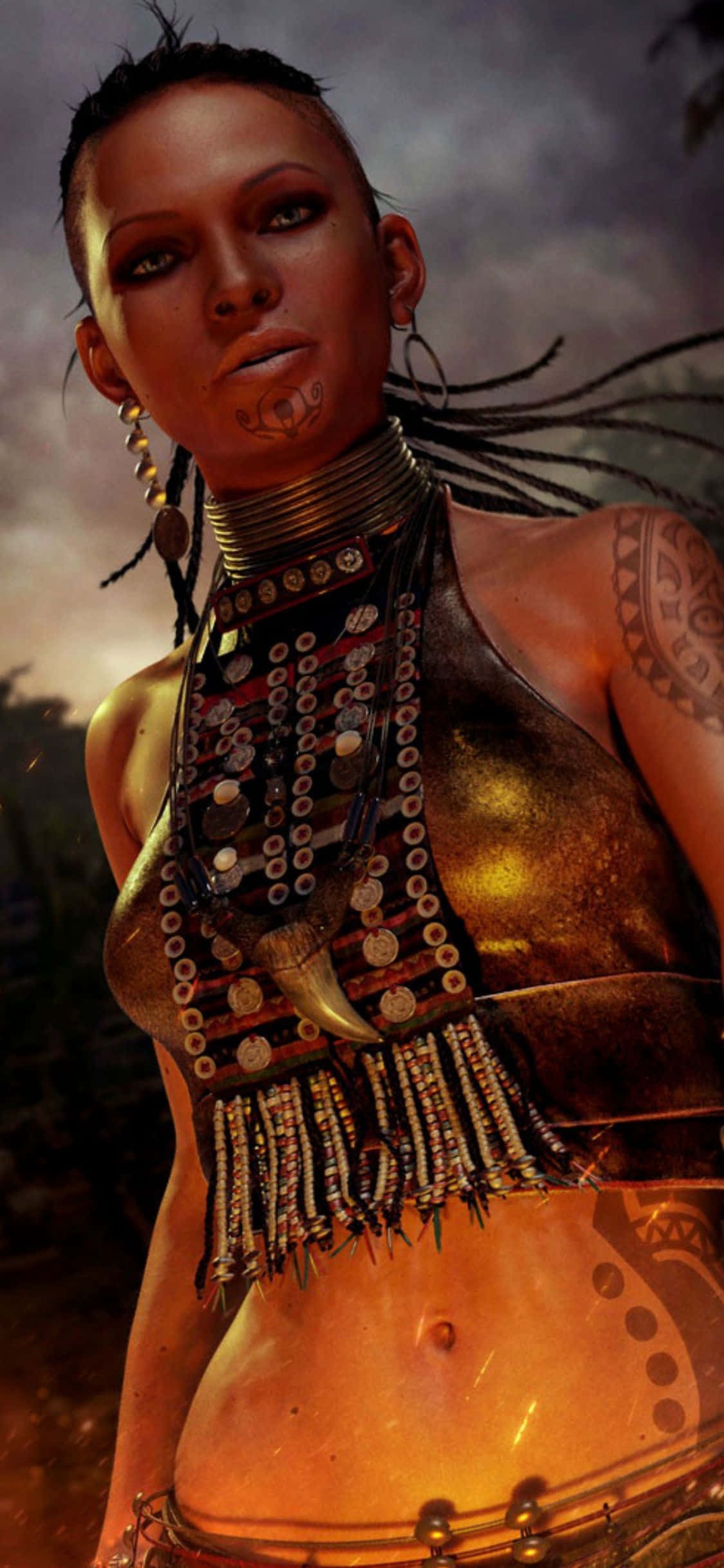 iPhone X Far Cry 3 Citra Montenegro ব্যাকগ্রাউন্ড ওয়ালপেপার