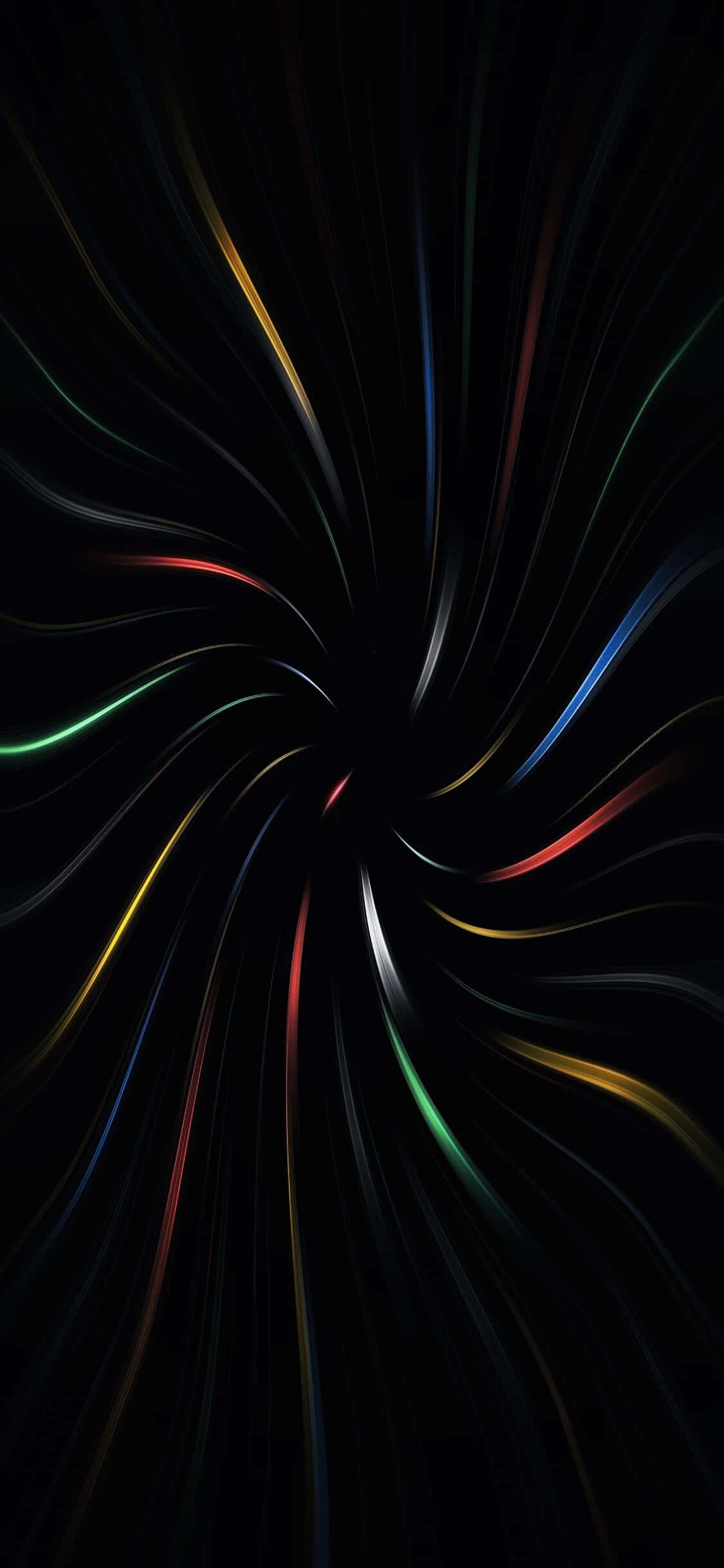 iPhone X বিমূর্ত রঙিন আলোর রেখা ওয়ালপেপার