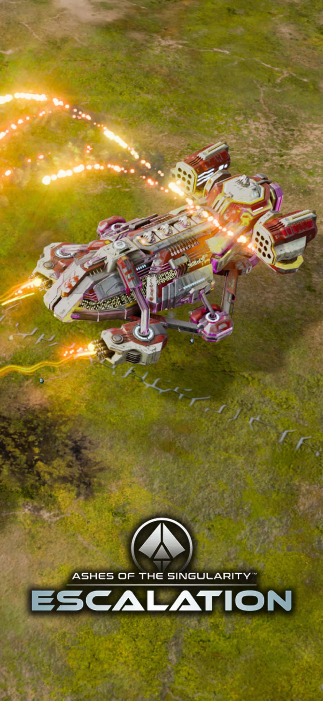 iPhone X এবং Ashes Of The Singularity Escalation-এর সাথে একটি অ্যাকশন-প্যাকড গেমিং অভিজ্ঞতা উপভোগ করুন। ওয়ালপেপার