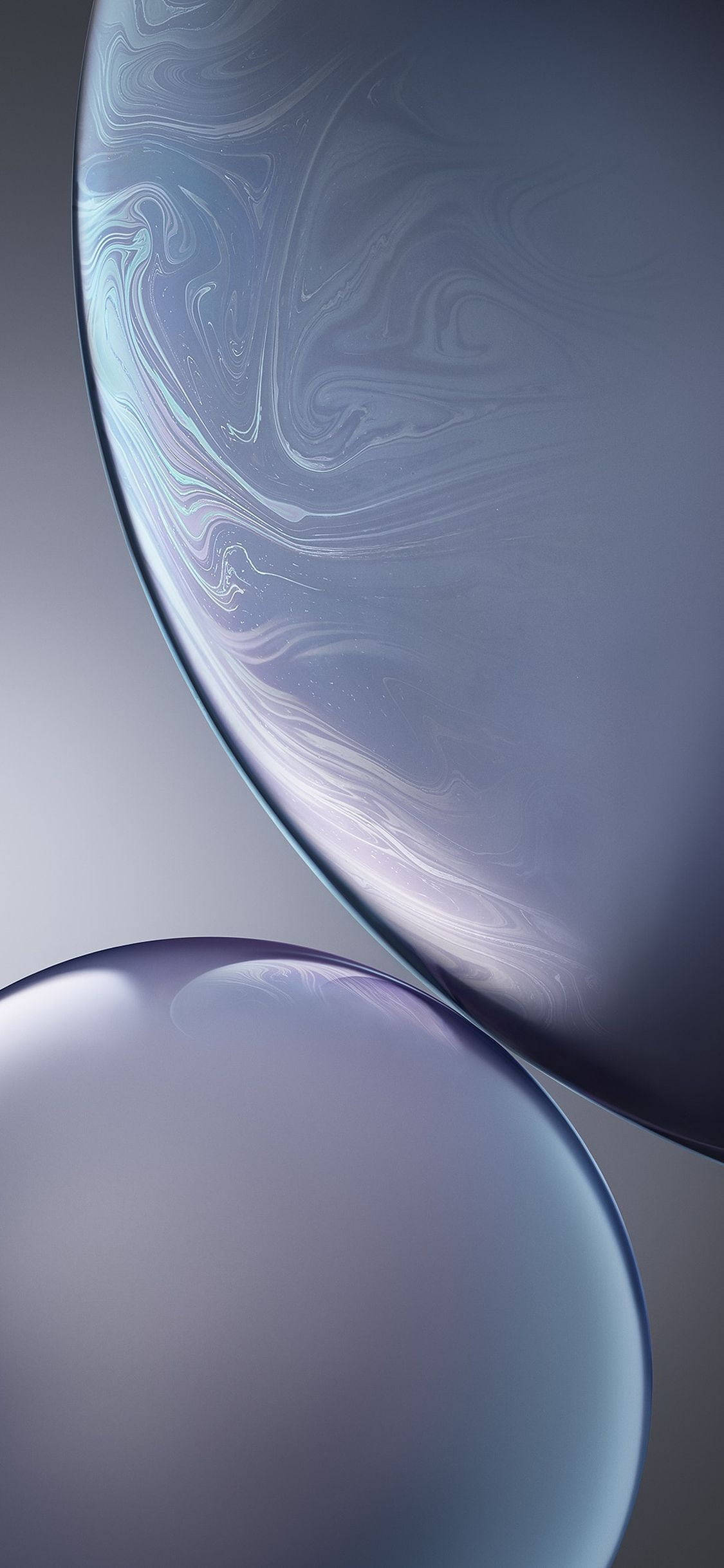 iPhone XR লাল সিলভার বুদবুদ অ্যাবস্ট্রাক্ট ওয়ালপেপার