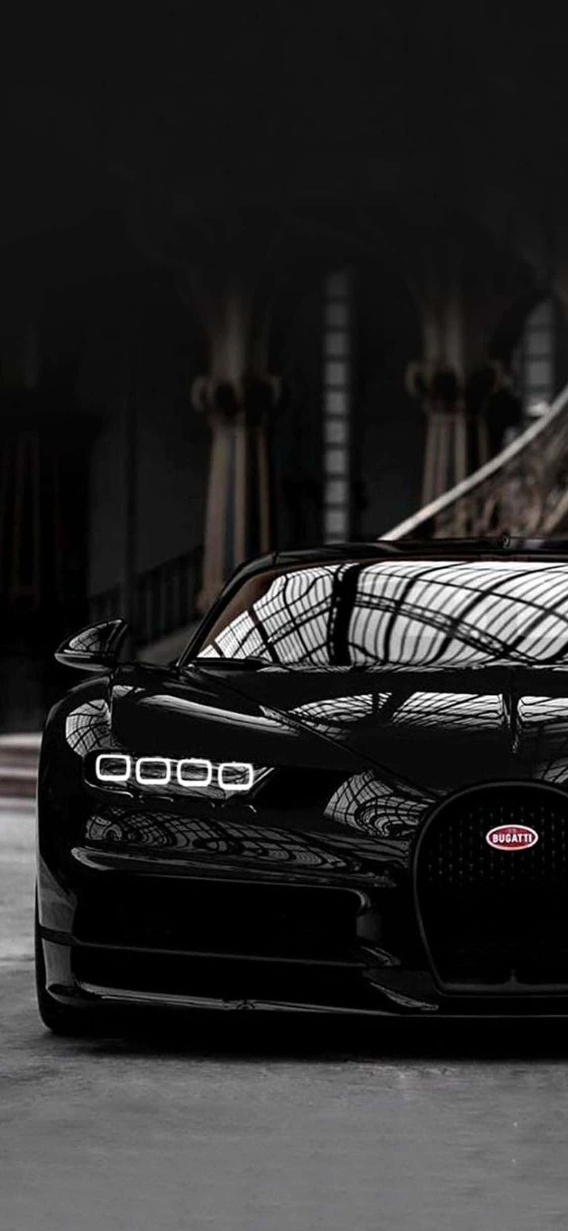iPhone XS-এ Bugatti ক্লাসিক স্টাইল ওয়ালপেপার