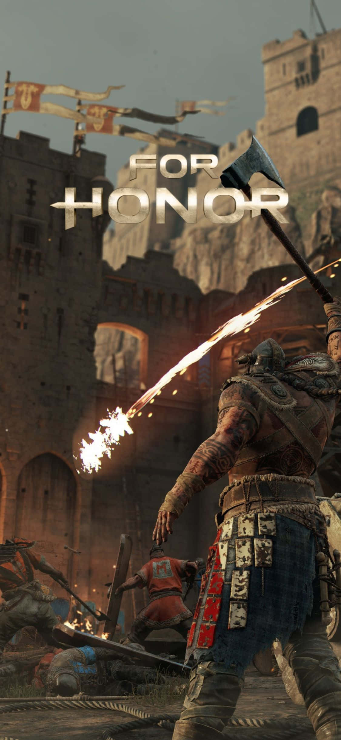 নতুন iPhone Xs For Honor দিয়ে আপনার বীরত্ব উদযাপন করুন! ওয়ালপেপার