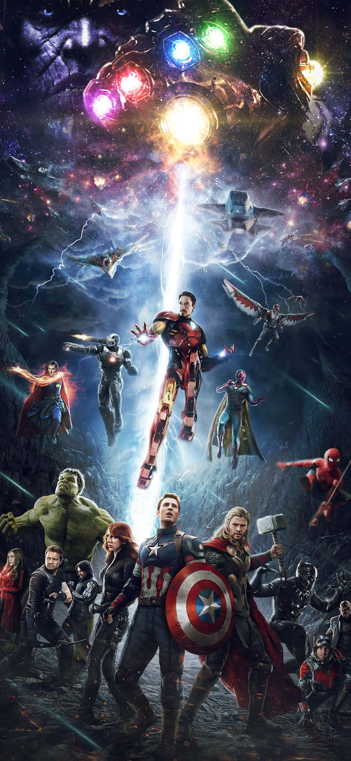 iPhone Xs এবং Marvel's Avengers এর সাথে অ্যাকশনের জন্য প্রস্তুত হোন ওয়ালপেপার