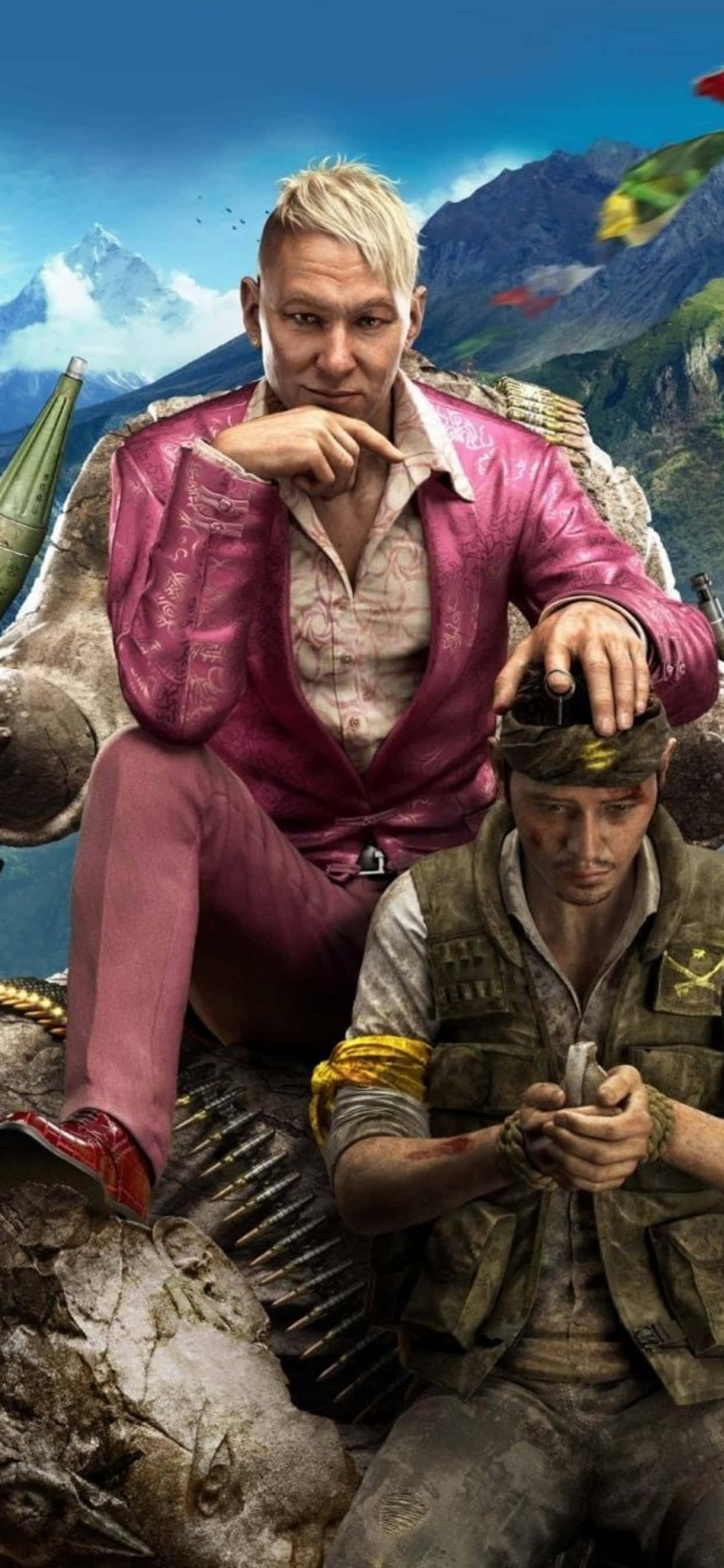 iPhone Xs Max এবং Far Cry 4 এর সাথে বন্য অভিযানে যান। ওয়ালপেপার