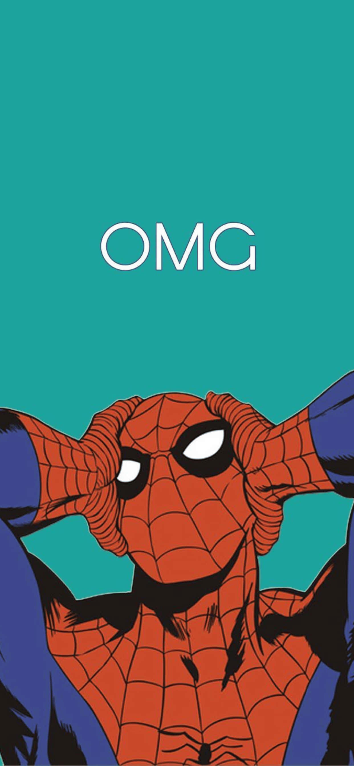iPhone XS Max Marvel Spiderman টিল ব্যাকগ্রাউন্ড ওয়ালপেপার