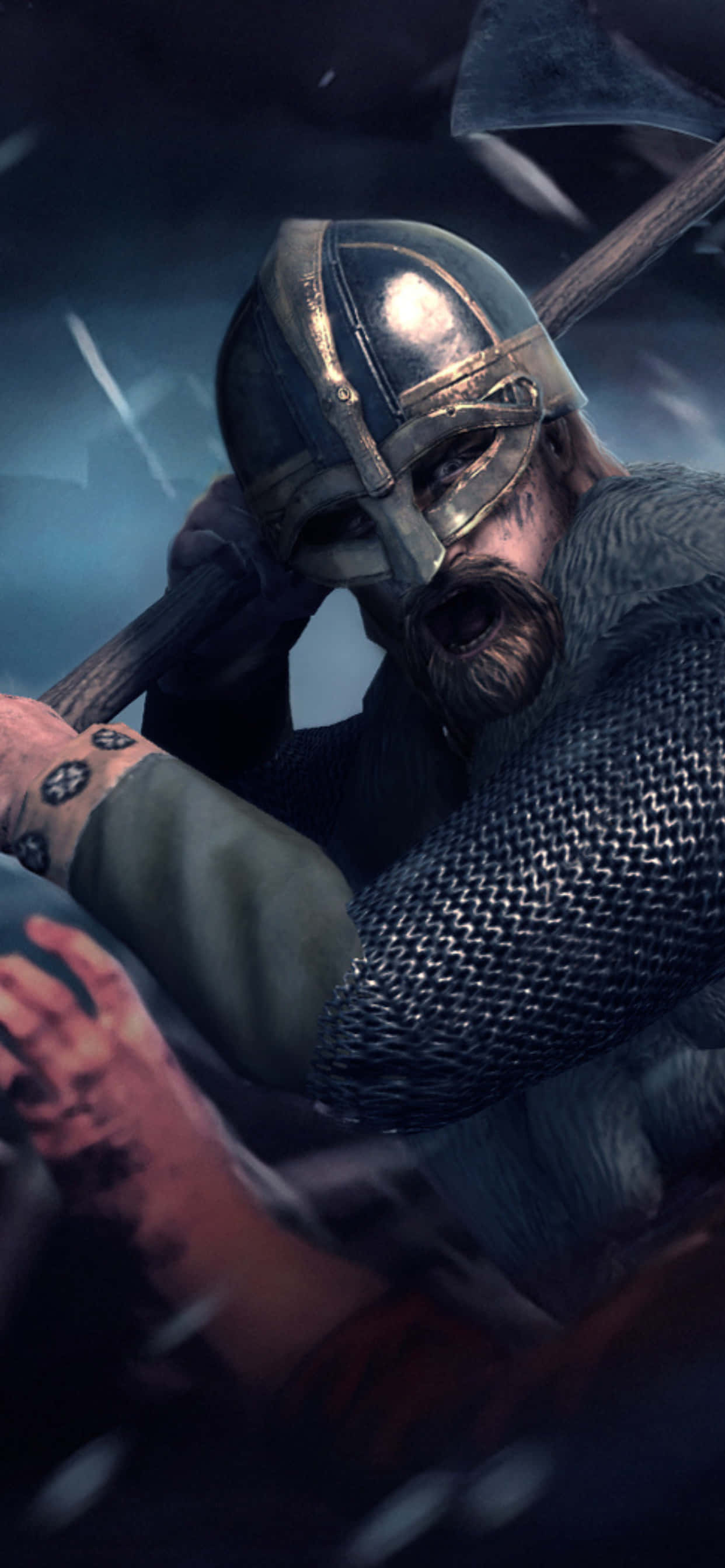 iPhone XS Max Total War Attila নির্দয় নাইট পটভূমি ওয়ালপেপার