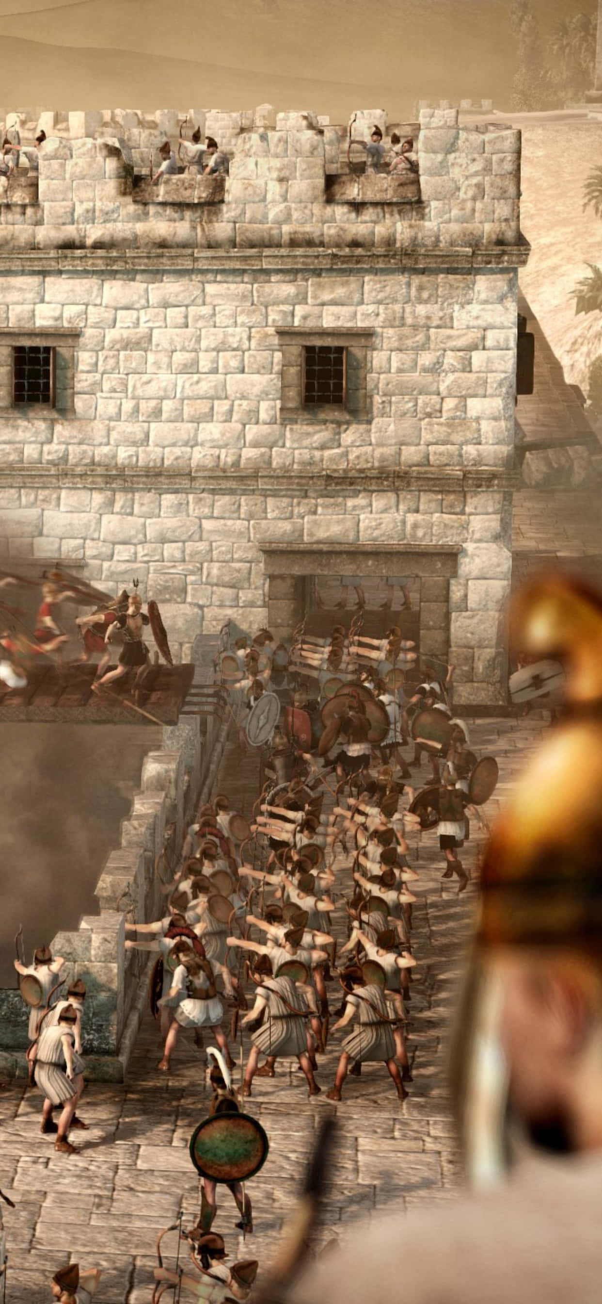iPhone XS Max Total War Attila কার্থেজ অবরোধ ব্যাকগ্রাউন্ড ওয়ালপেপার