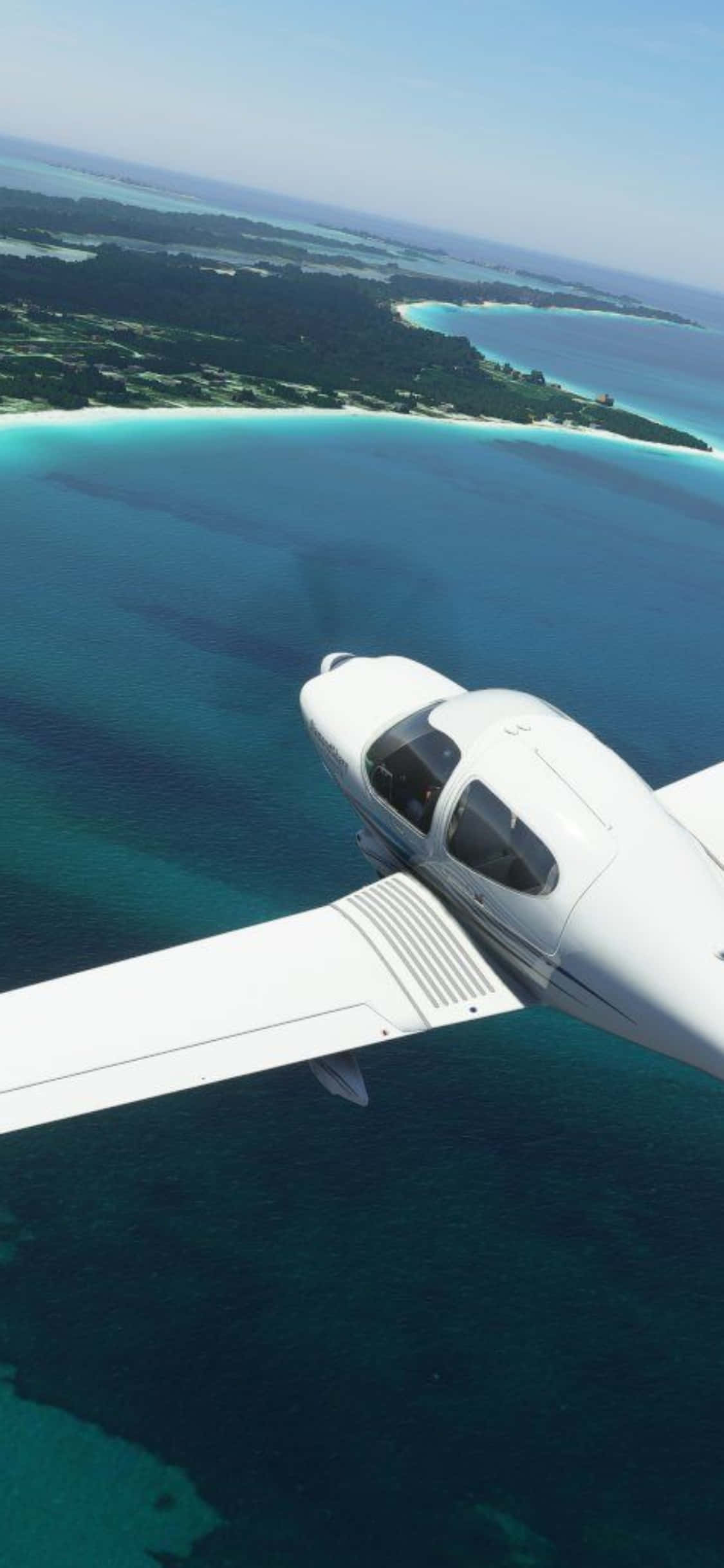 iPhone Xs এ Microsoft Flight Simulator নিয়ে উড়ানের রোমাঞ্চ উপভোগ করুন ওয়ালপেপার