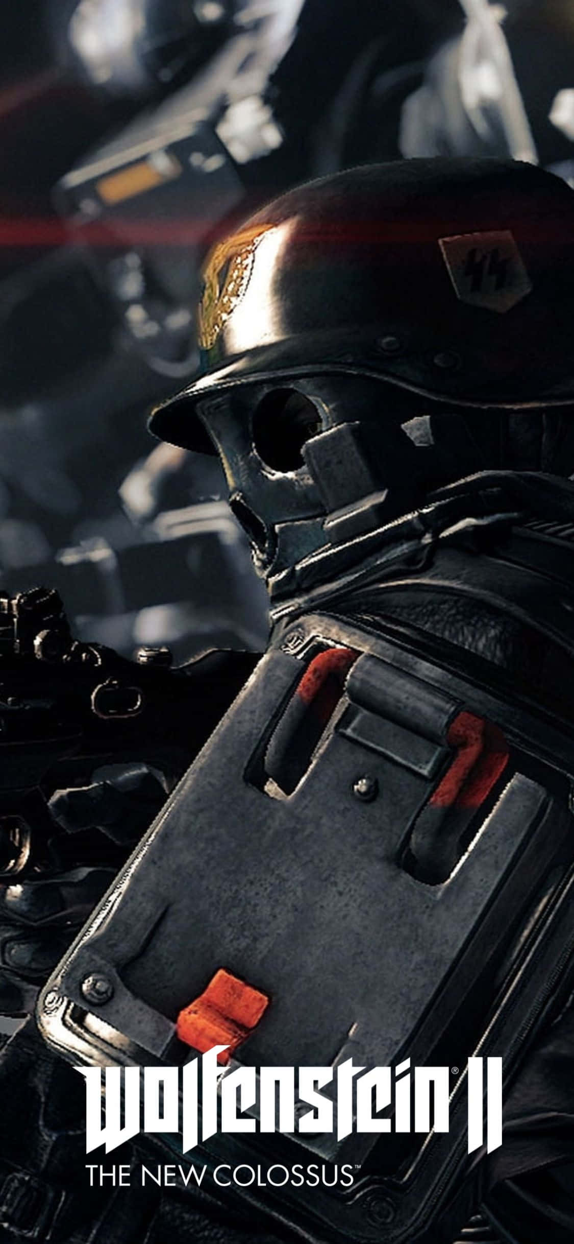 iPhone Xs Wolfenstein Ii নাৎসি সৈনিক যুদ্ধ ব্যাকগ্রাউন্ড ওয়ালপেপার