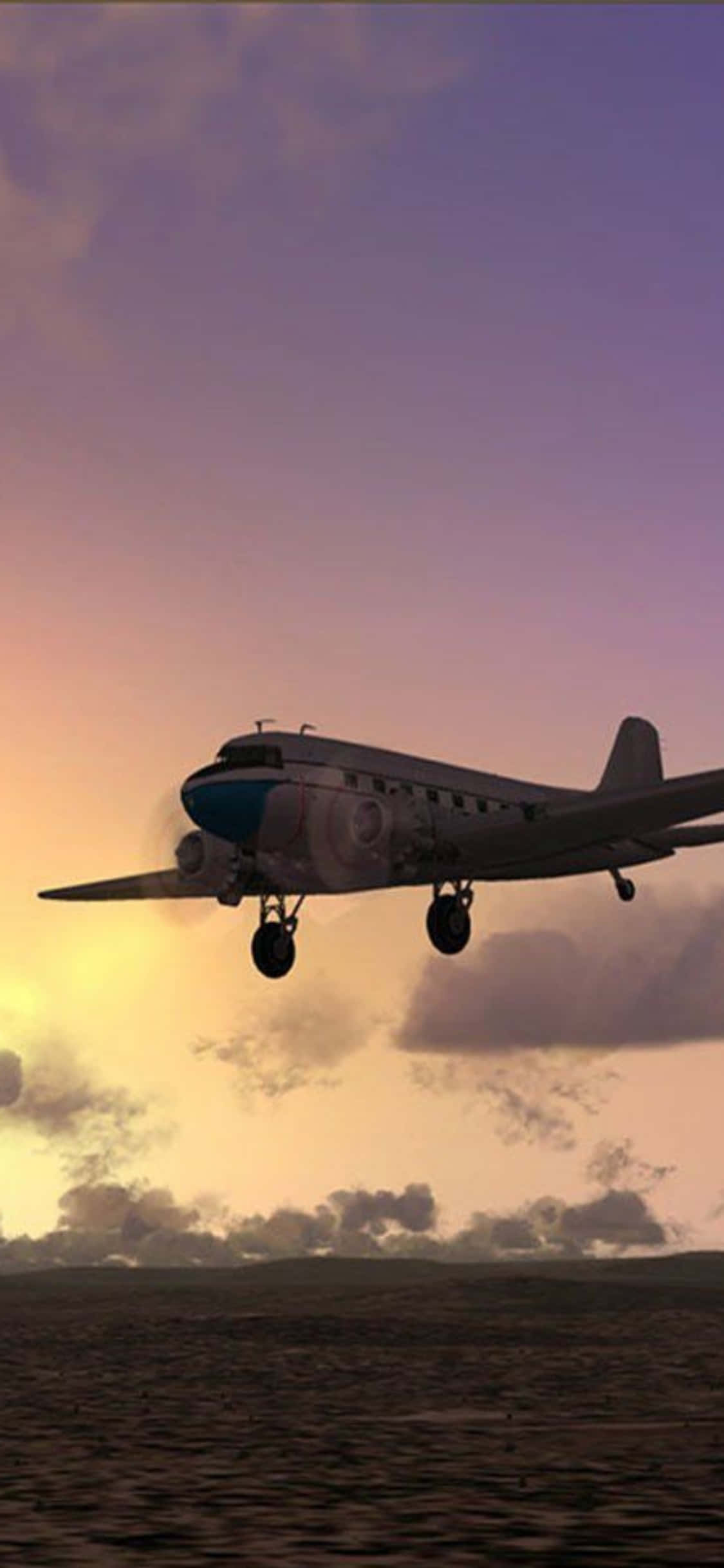 iPhone Xs এবং Microsoft Flight Simulator দিয়ে আকাশ জয় করুন ওয়ালপেপার