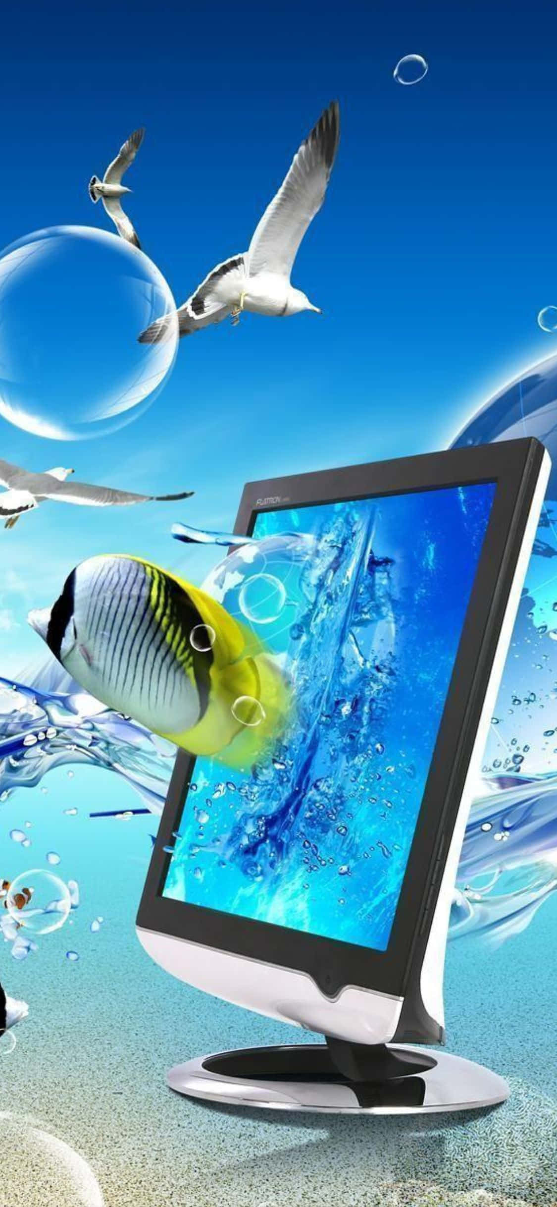 iPhone Xs মনিটর ব্যাকগ্রাউন্ড ওয়ালপেপার