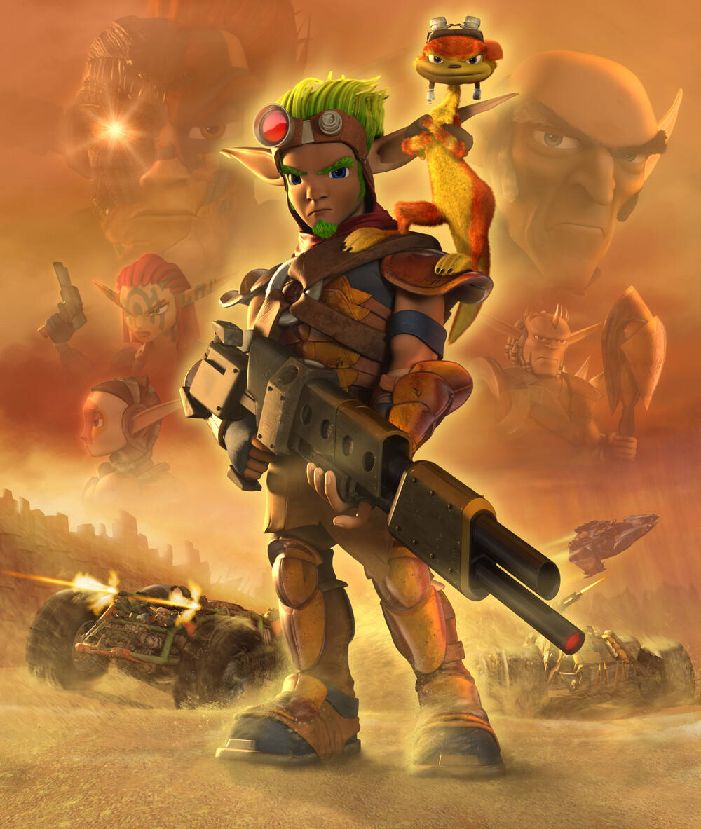 Jak 3 অ্যাকশন-অ্যাডভেঞ্চার ওয়ালপেপার