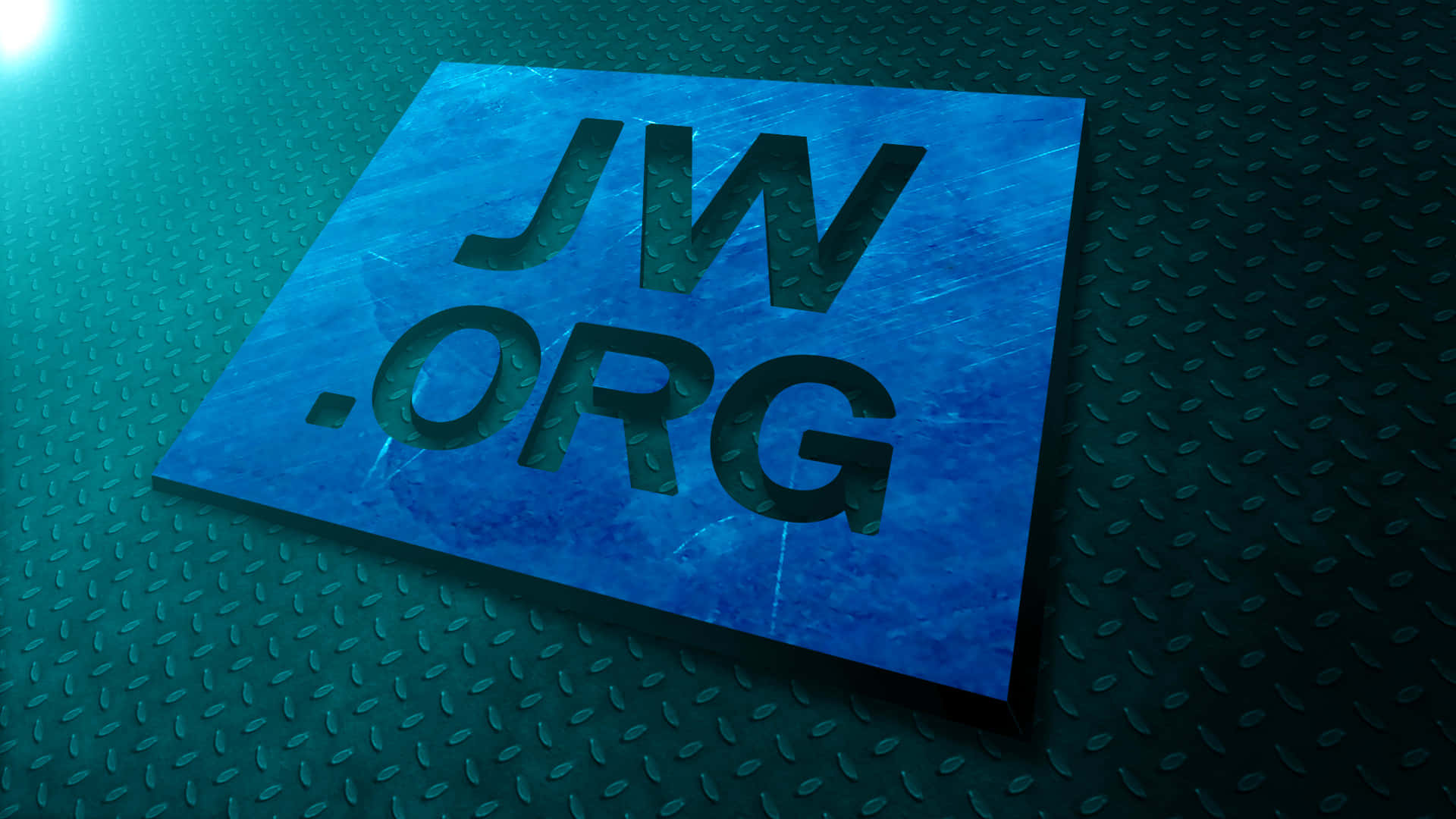 JWorg লোগো স্টিল প্লেটে ওয়ালপেপার