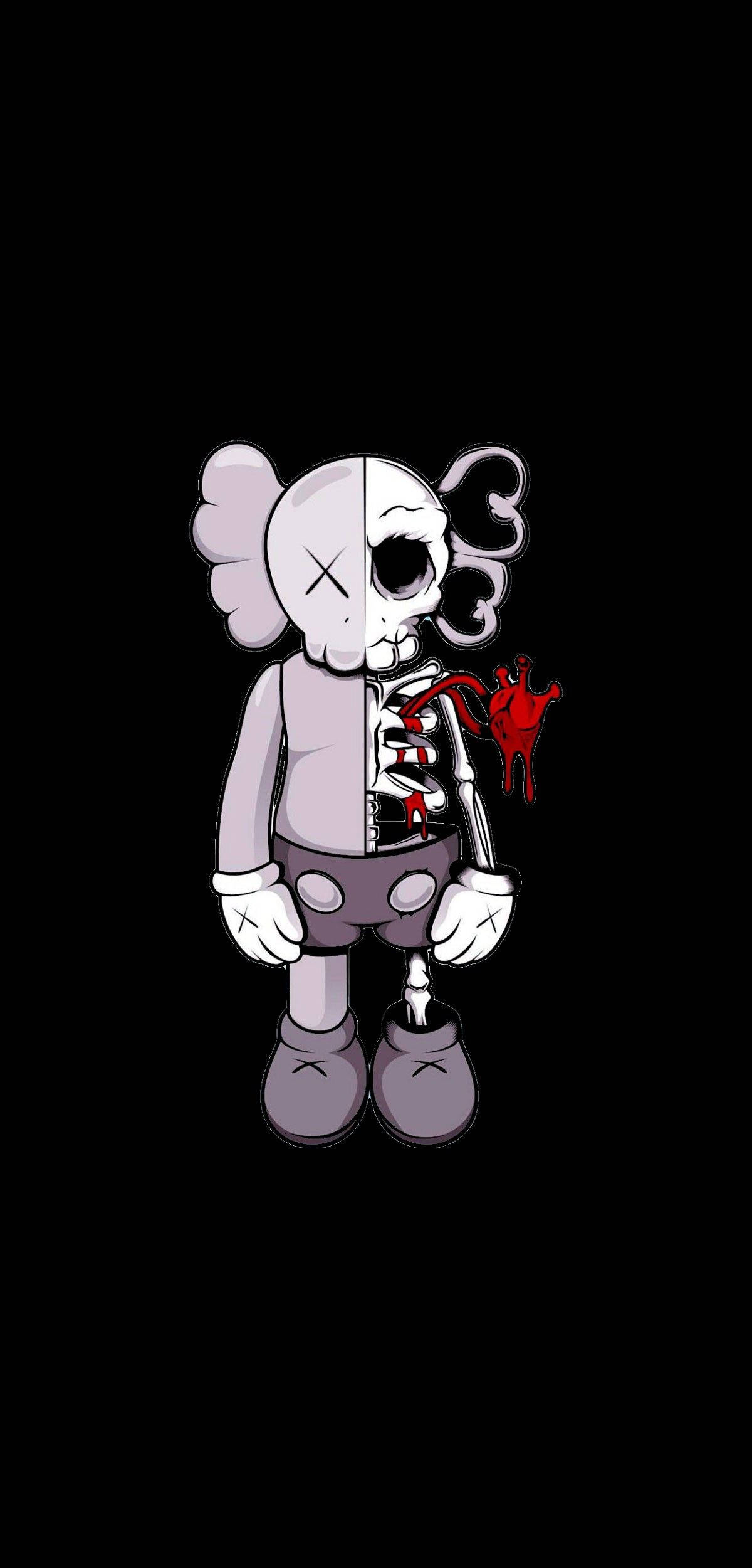 বিচ্ছিন্ন KAWS 4K চিত্র ওয়ালপেপার