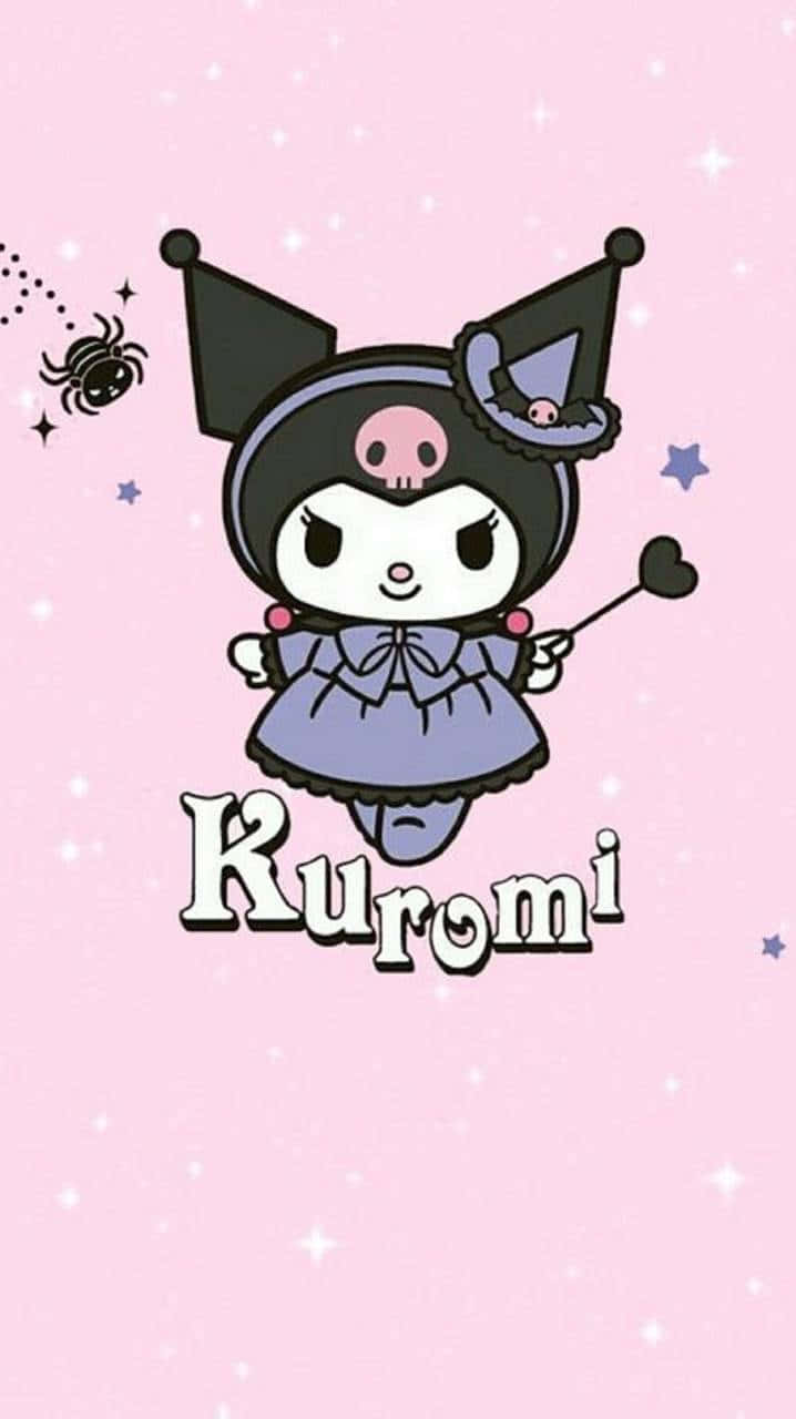 Kuromi iPhone জাদুকরী বেগুনি ওয়ালপেপার