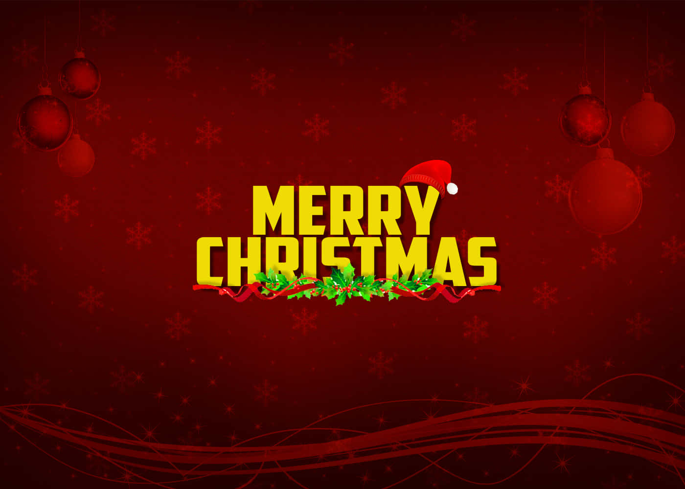 ডেস্কটপের জন্য Merry Christmas ওয়ালপেপার