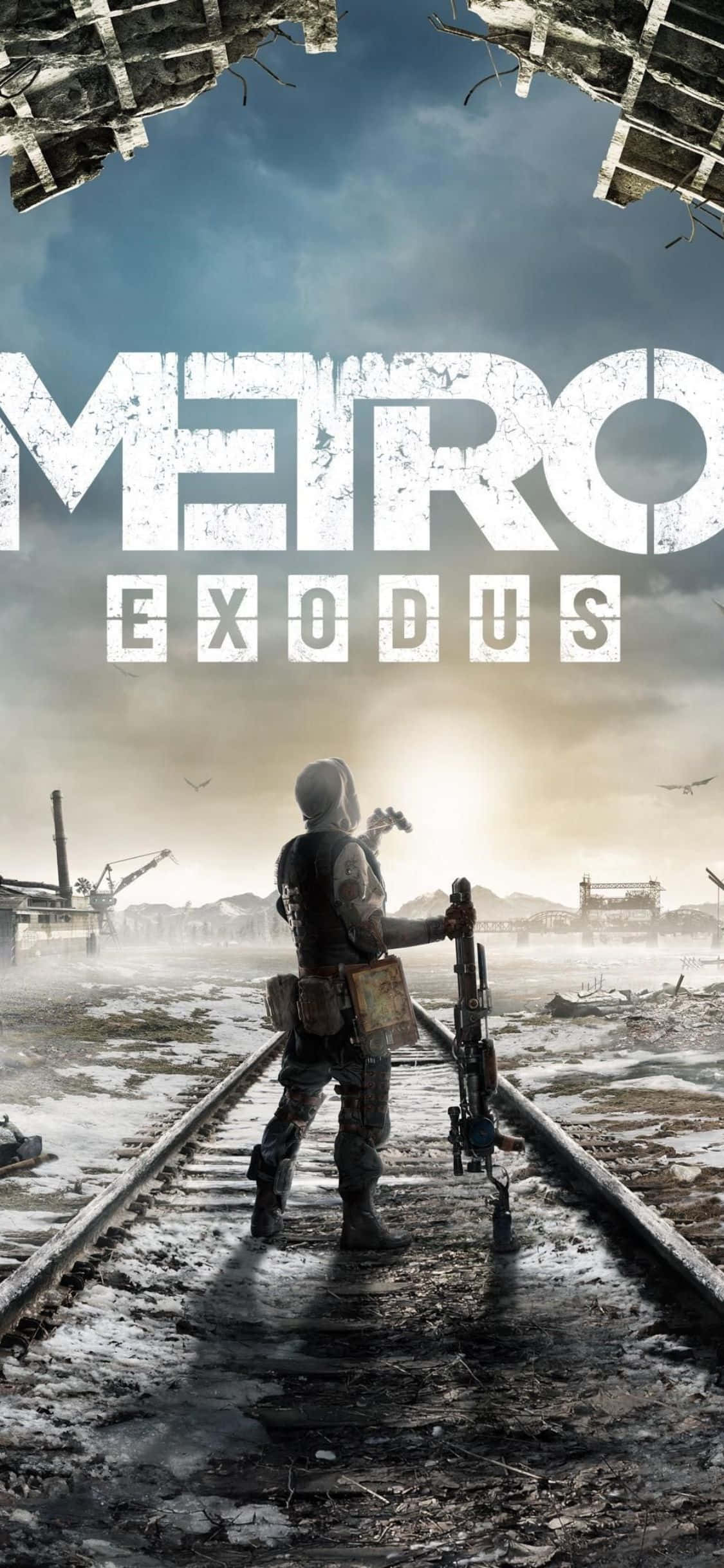 সাহসিকতার সাথে "Metro Exodus"-এ পোস্ট-অ্যাপোক্যালিপটিক বিপদ অন্বেষণ করুন iPhone X-এর জন্য ওয়ালপেপার