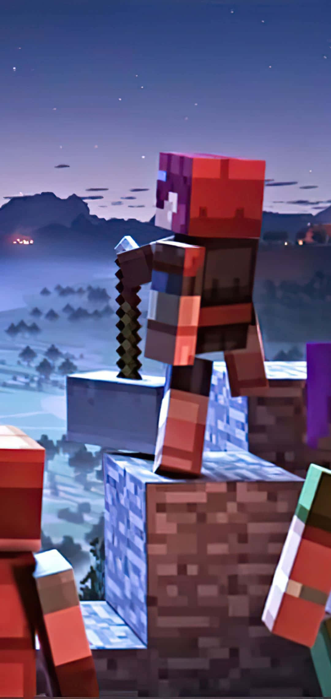 ডানজিয়নস হিরো পিক্সেল ৩ Minecraft ব্যাকগ্রাউন্ড ওয়ালপেপার