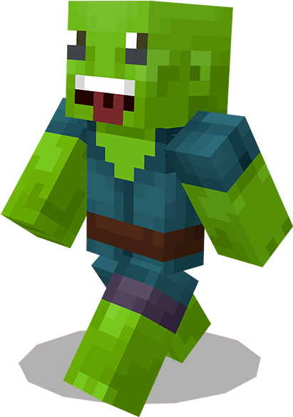 Minecraft জম্বি চরিত্র.PNG ওয়ালপেপার