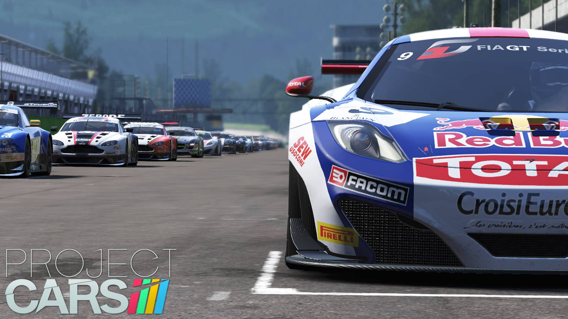 মোহনীয় ম্যাকলারেন MP4-12C GT3 প্রজেক্ট কারস থেকে ওয়ালপেপার