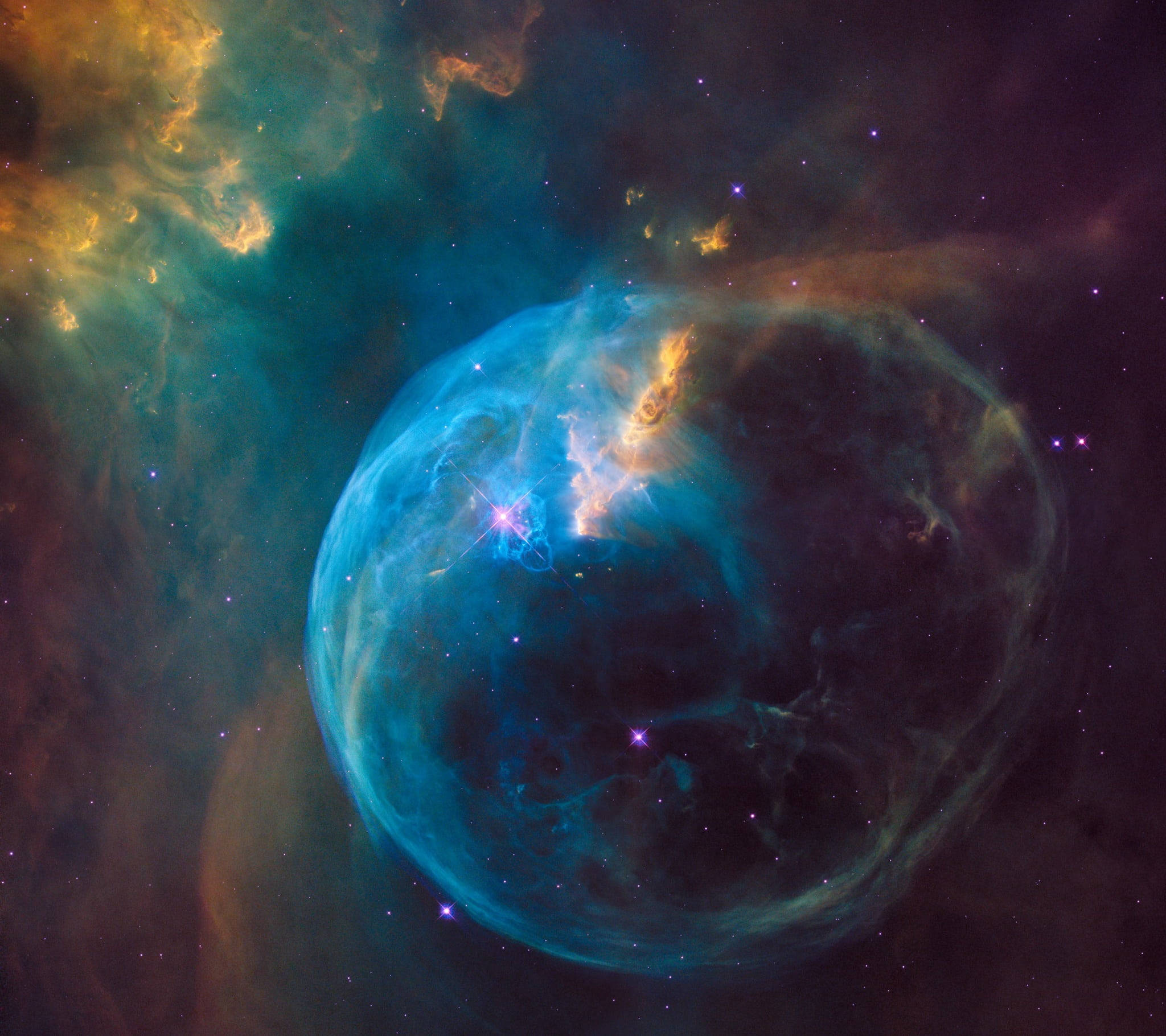 NASA আইফোন উলফ-রায়েট তারা ওয়ালপেপার