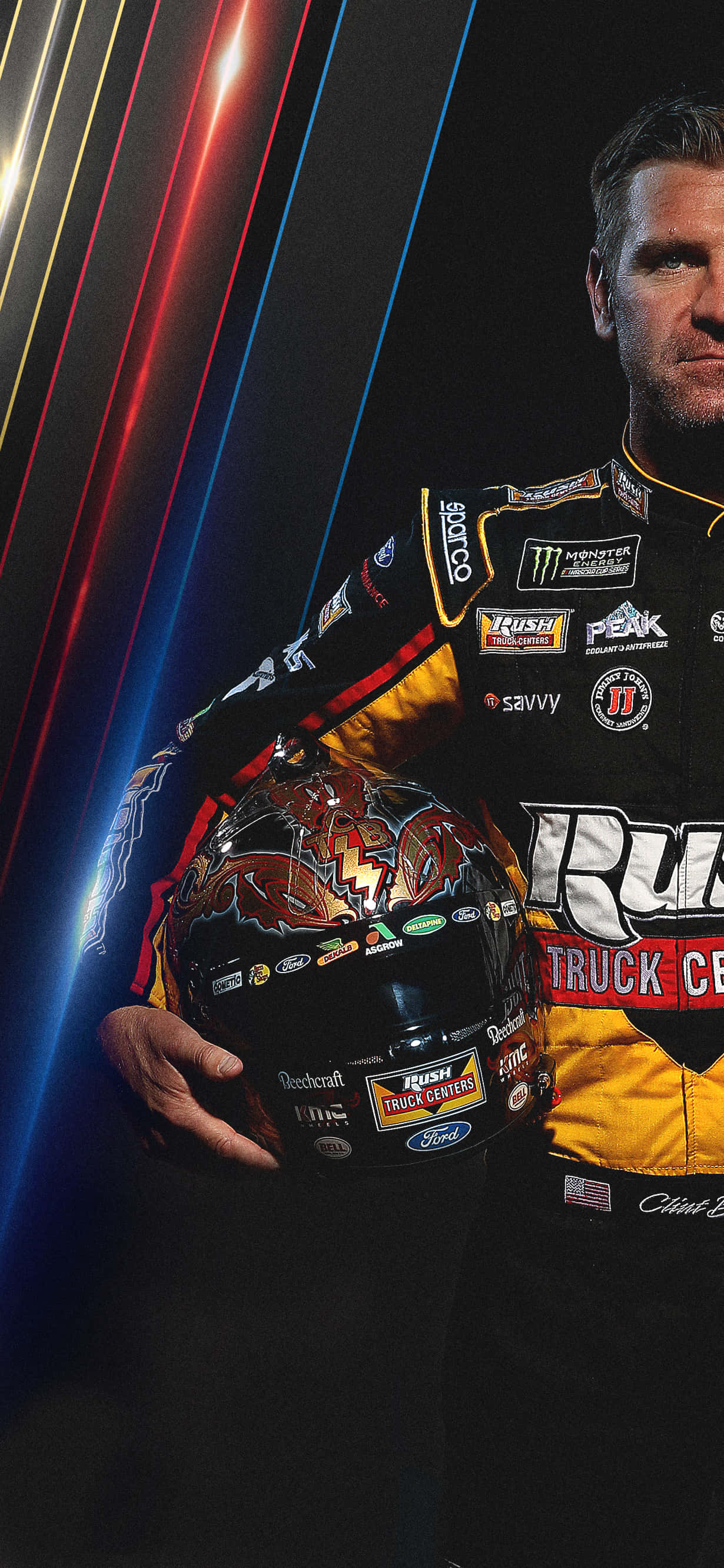 আপনার NASCAR-থিমযুক্ত আইফোনের সাথে বিজয়ের দিকে ছুটুন ওয়ালপেপার