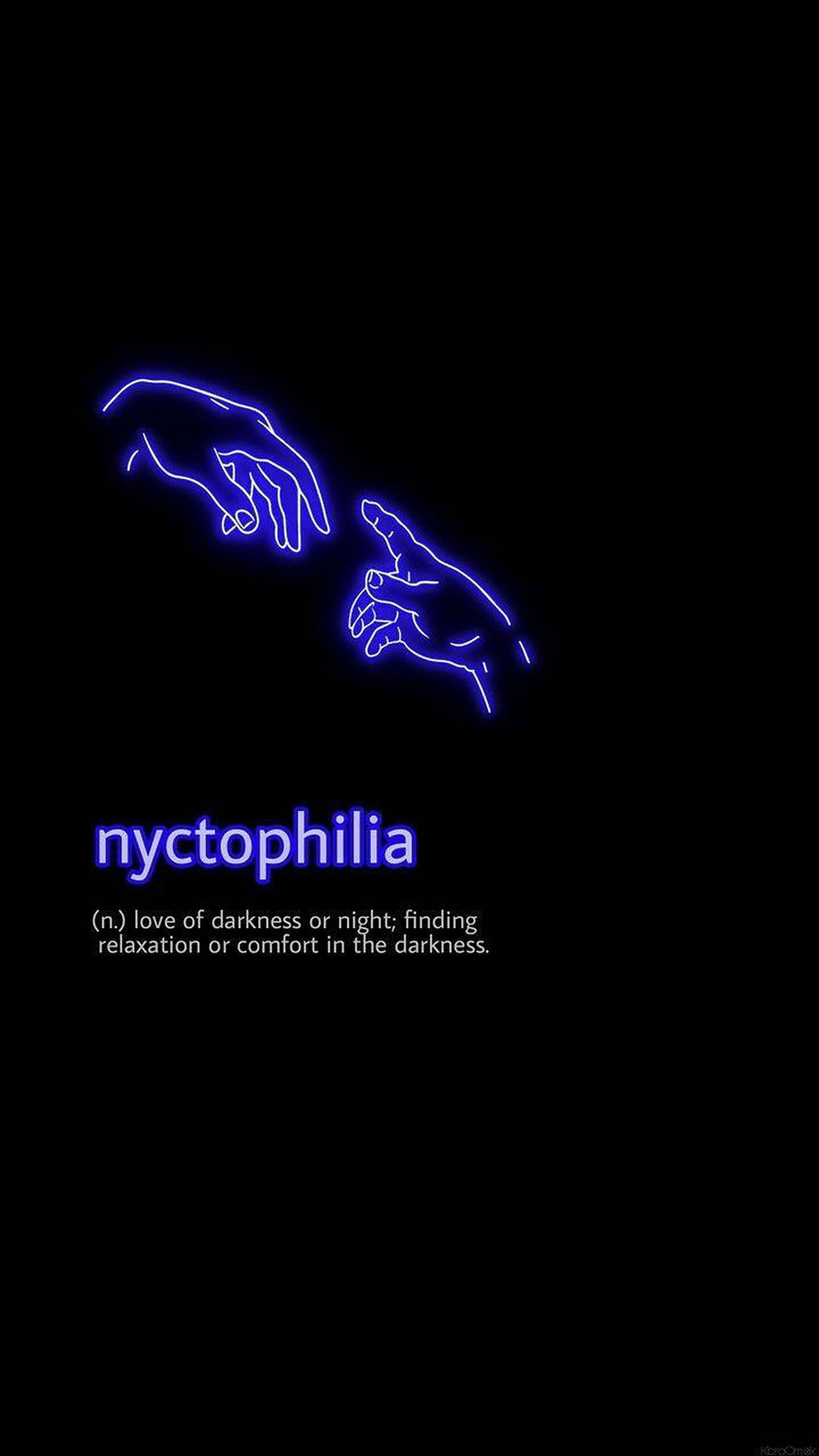 Nyctophilia নান্দনিক শব্দ ওয়ালপেপার