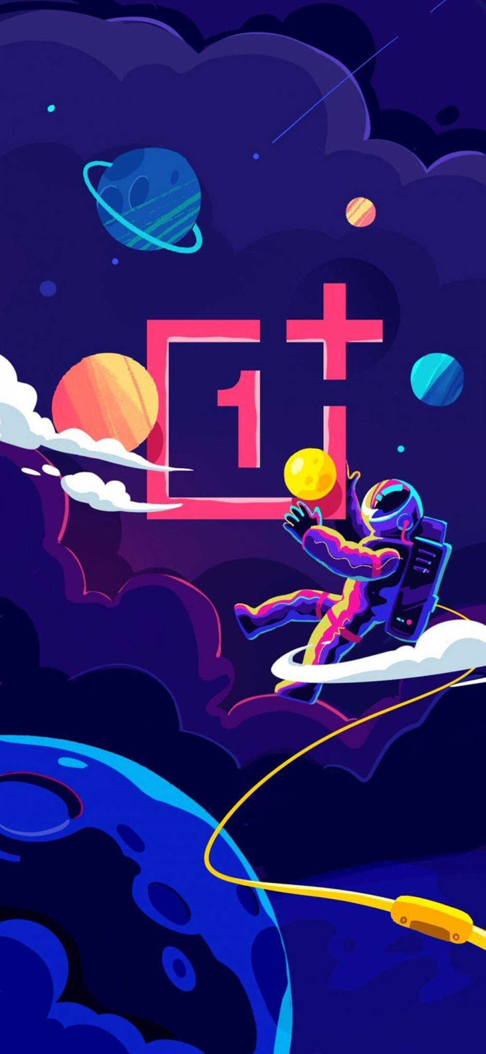 OnePlus 9 Pro স্পেস অ্যাস্ট্রোনট ওয়ালপেপার