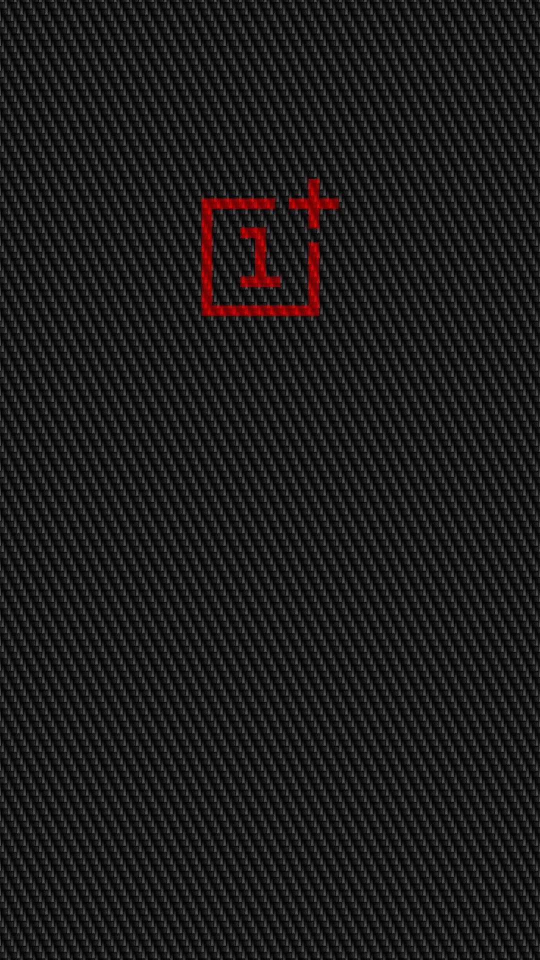 OnePlus লাল লোগো ওয়ালপেপার