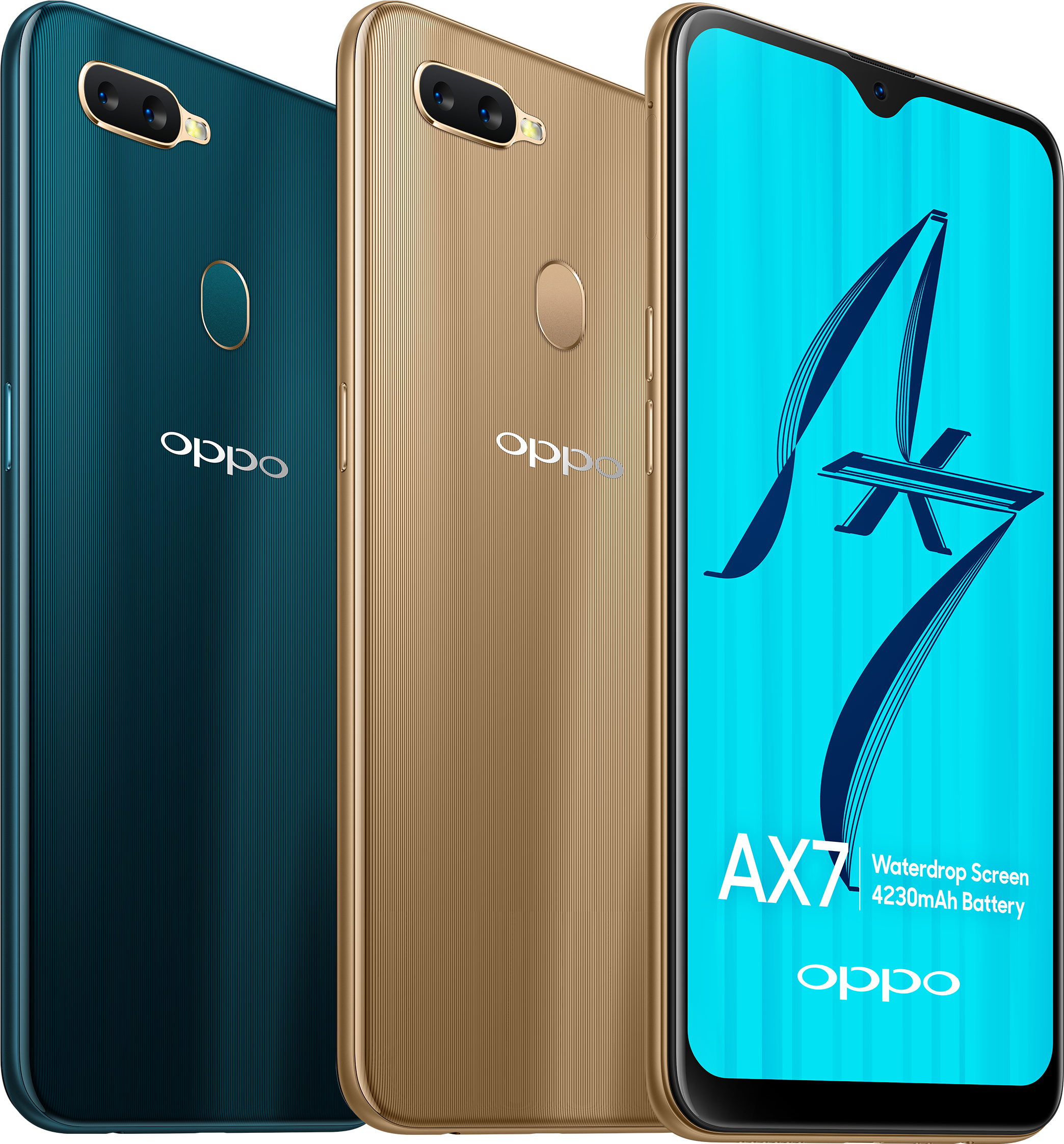 Oppo A X7 ডুয়াল কালার ভ্যারিয়েন্ট ওয়ালপেপার