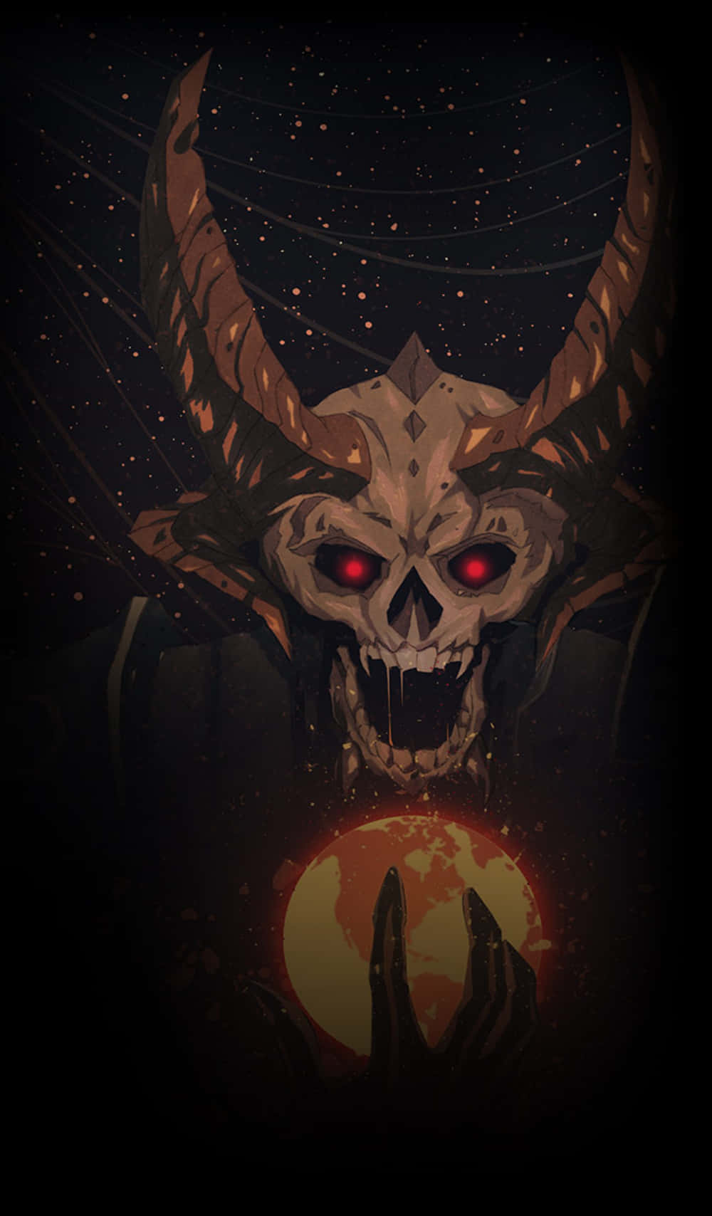 Pixel 3xl Doom-এর তীক্ষ্ণ, উজ্জ্বল ডিজাইনের মাধ্যমে একটি বিবৃতি দিন ওয়ালপেপার
