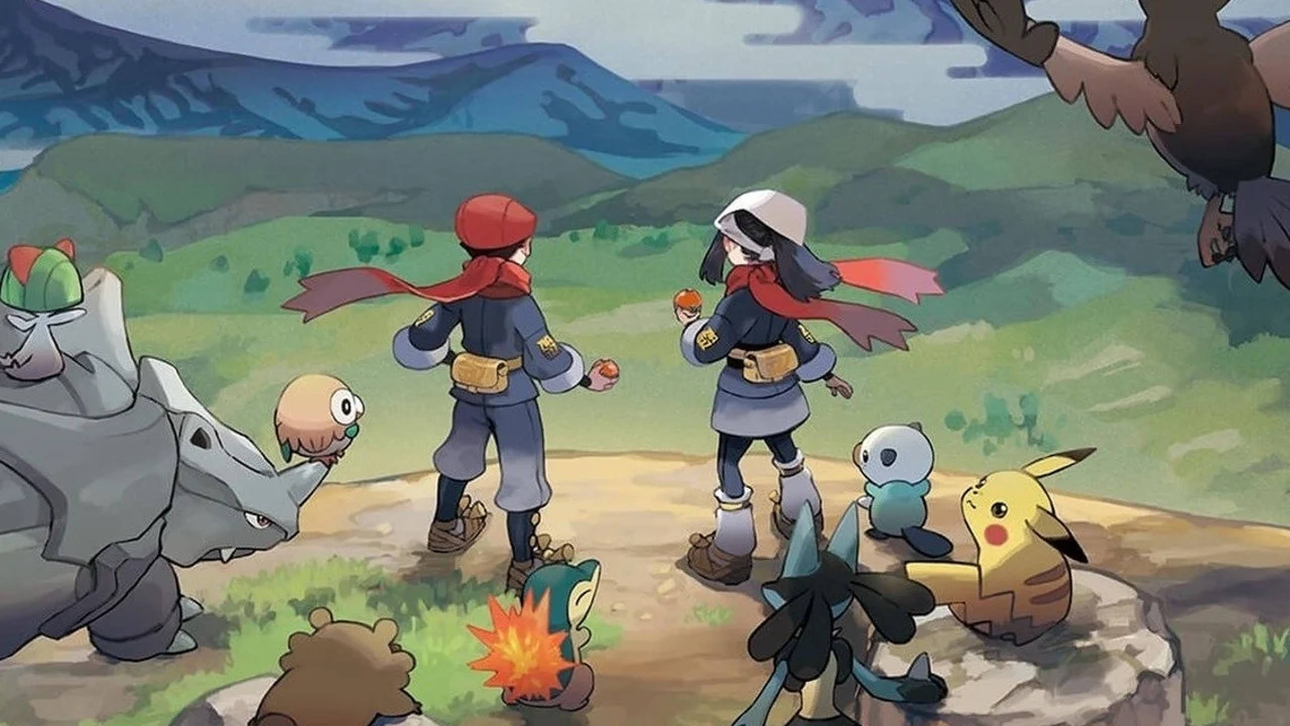 Pokémon Legends Arceus পর্বতশৃঙ্গ ওয়ালপেপার