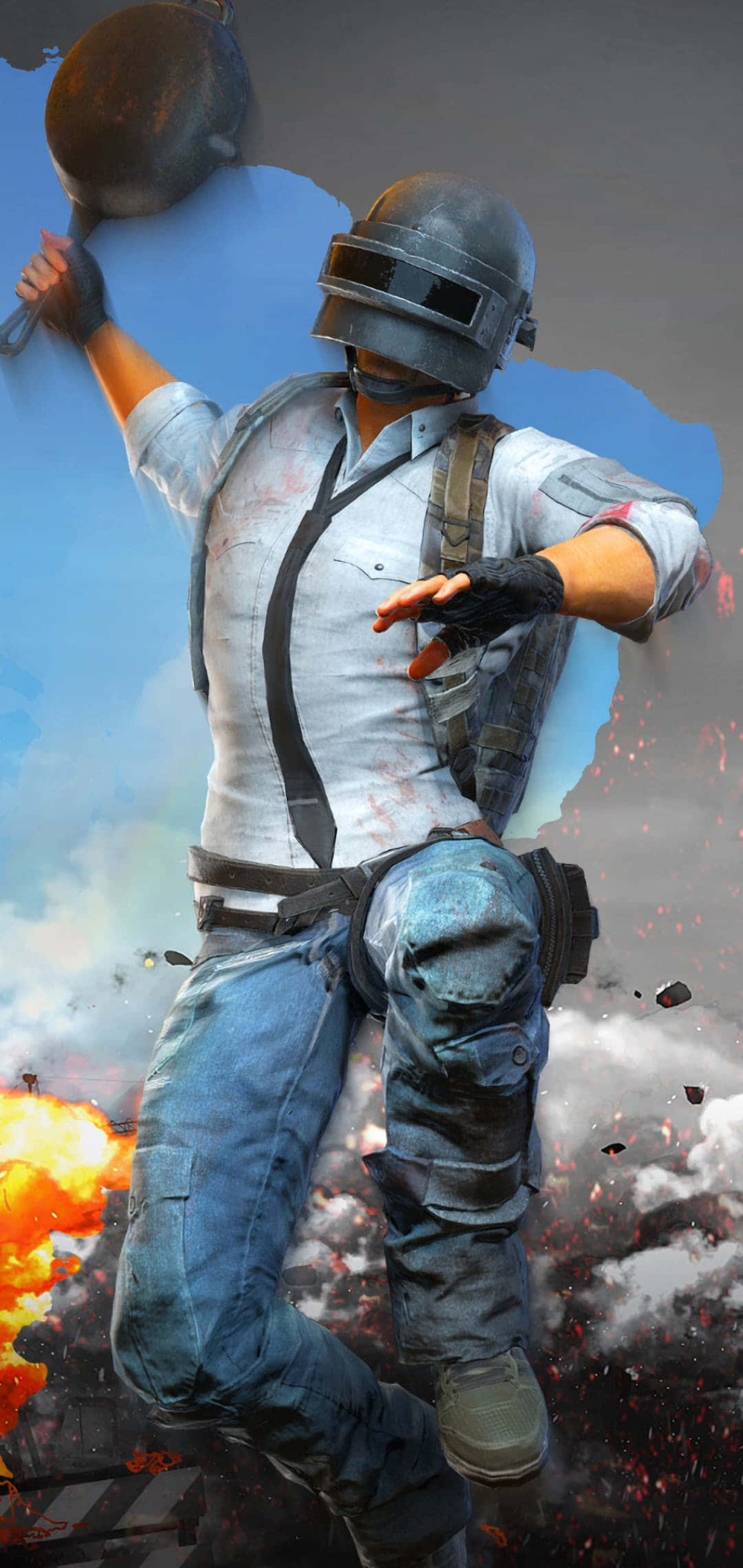 PUBG কনকারার ফ্রাইং প্যান ওয়ালপেপার