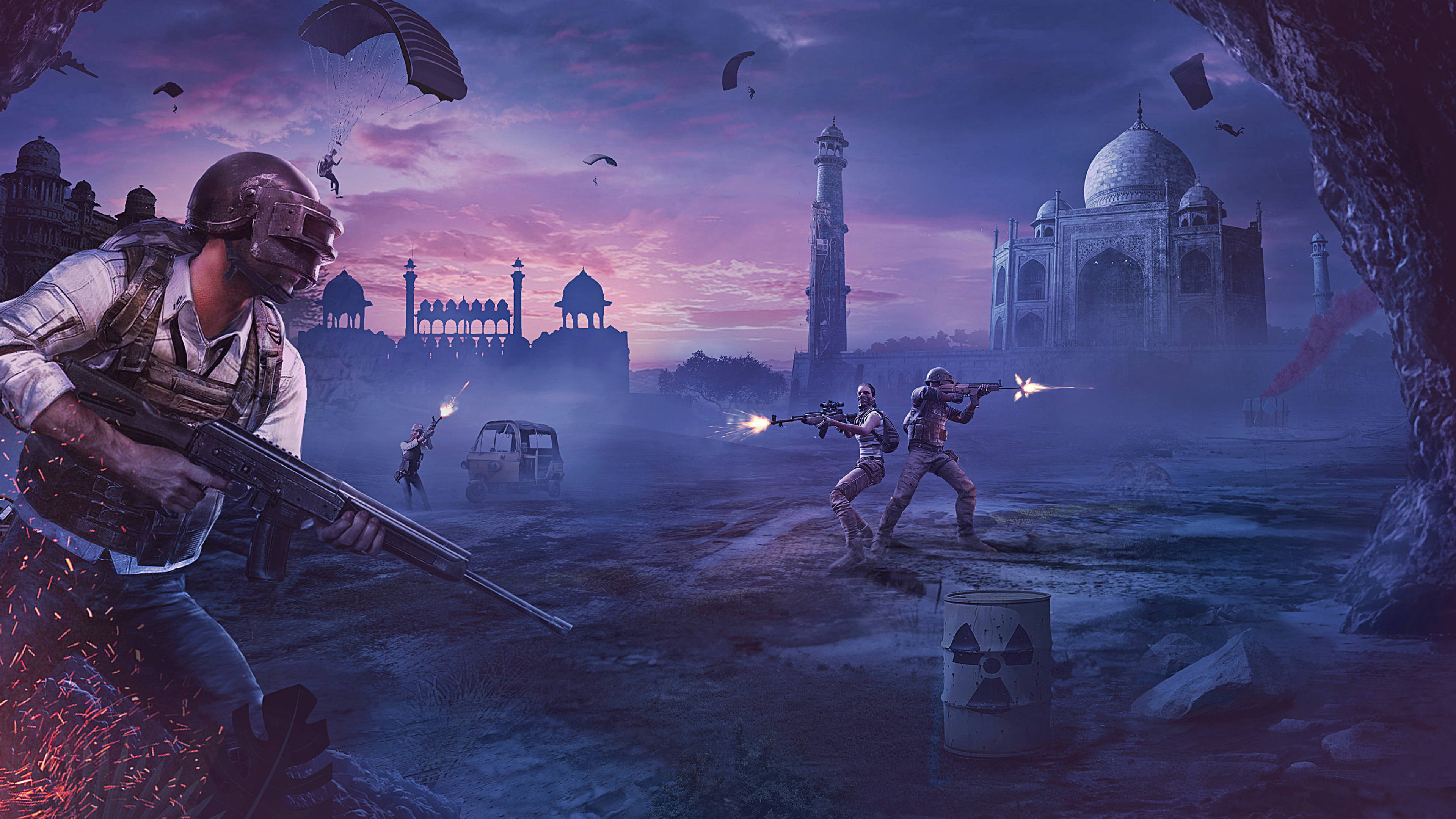 PUBG যুদ্ধক্ষেত্র 8K গেমিং ওয়ালপেপার